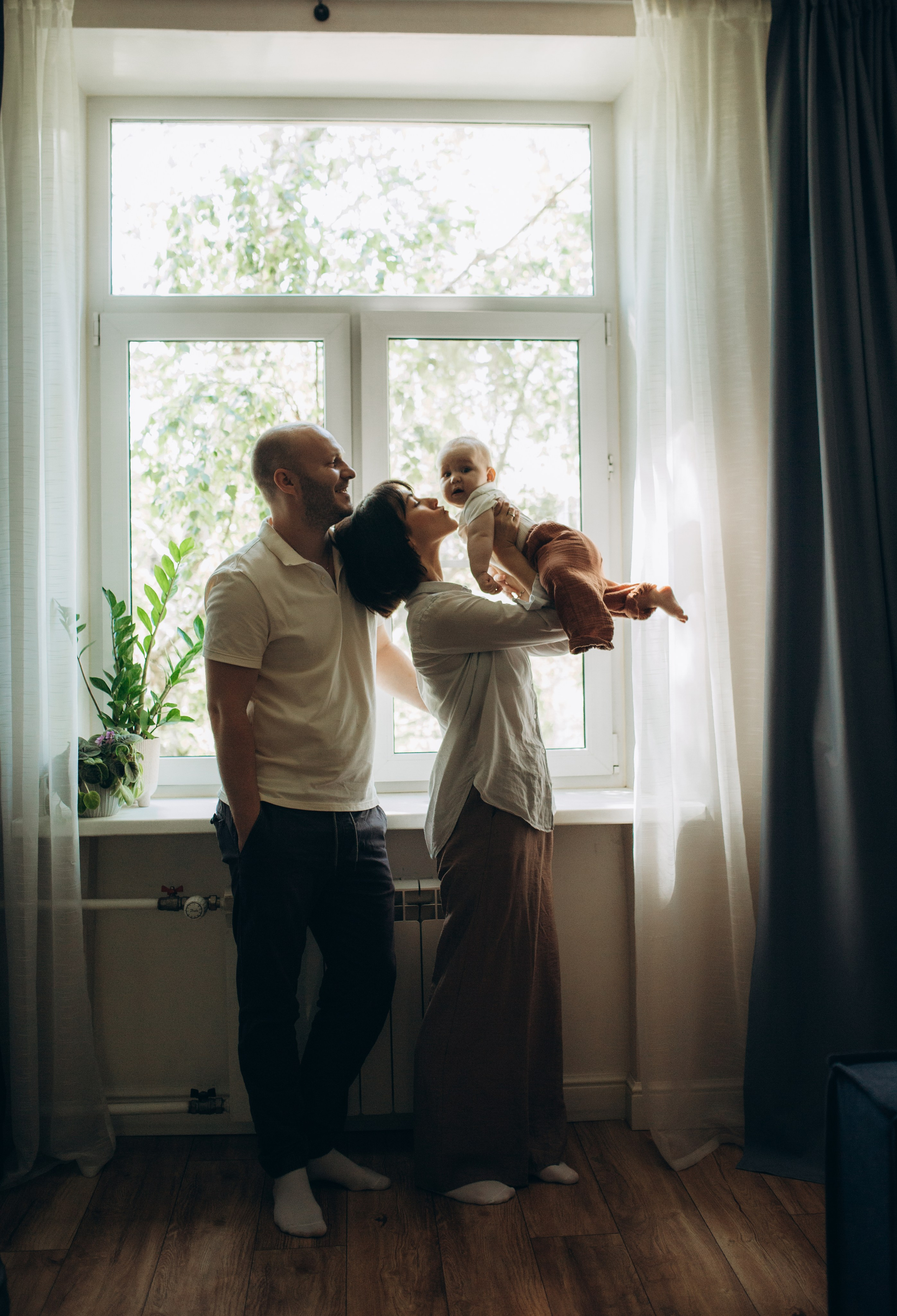 Семейная съемка дома. Семейный и детский фотограф в Москве Антонина Смирнова