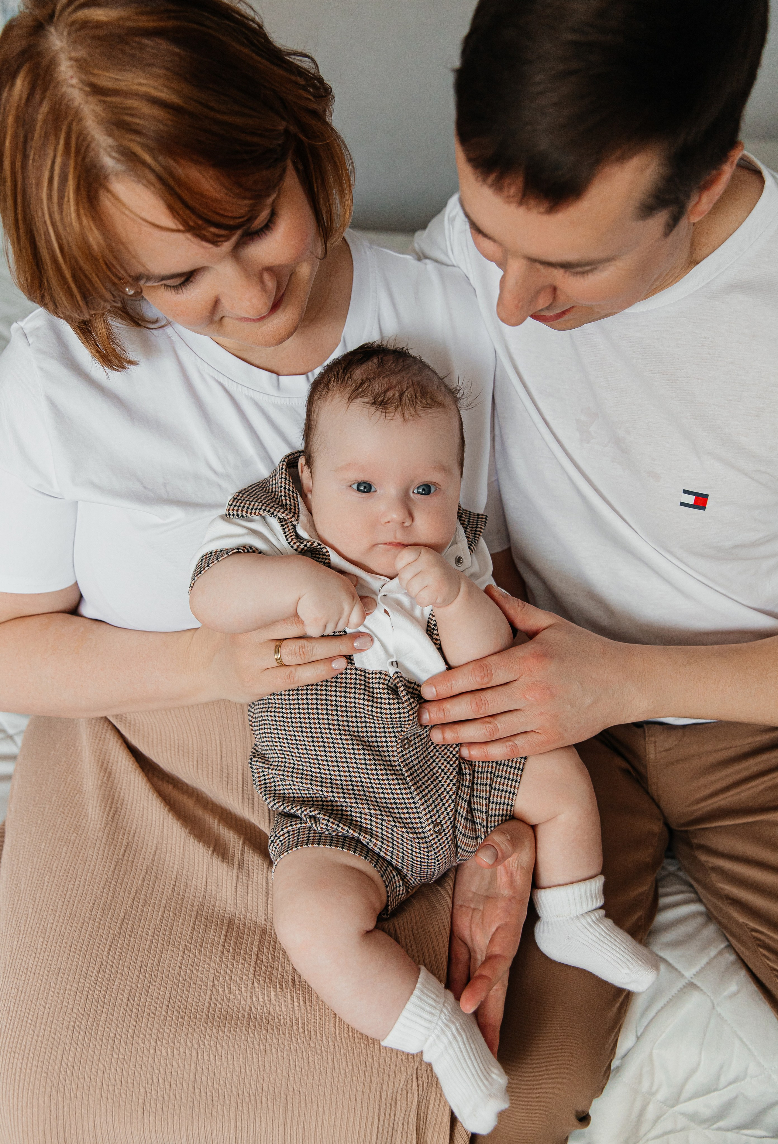 Домашняя съемка, малыш 3 месяца. Фотограф текстиля в Москве Ольга Иванова