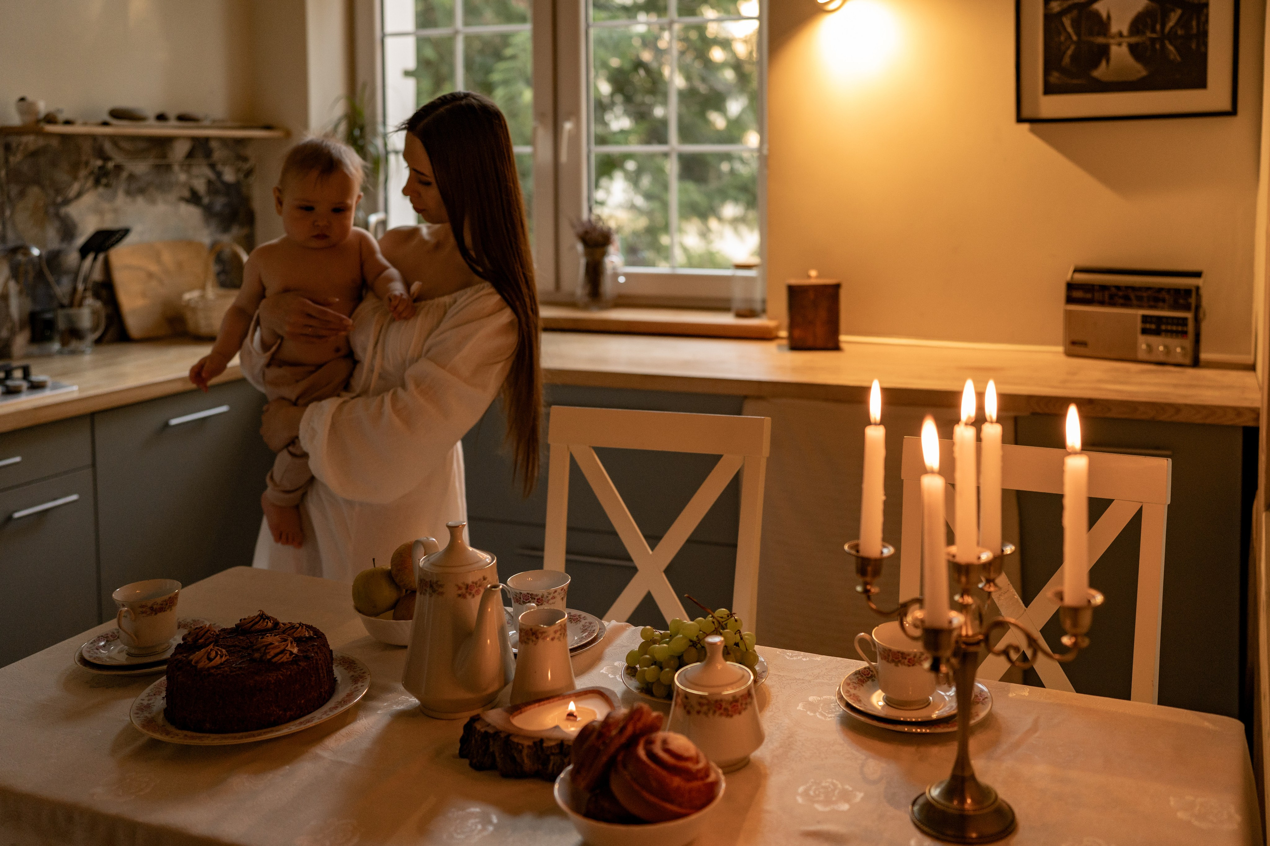 «Уютным вечером». Фотограф материнства Лена Олюнина Фотограф Калининград