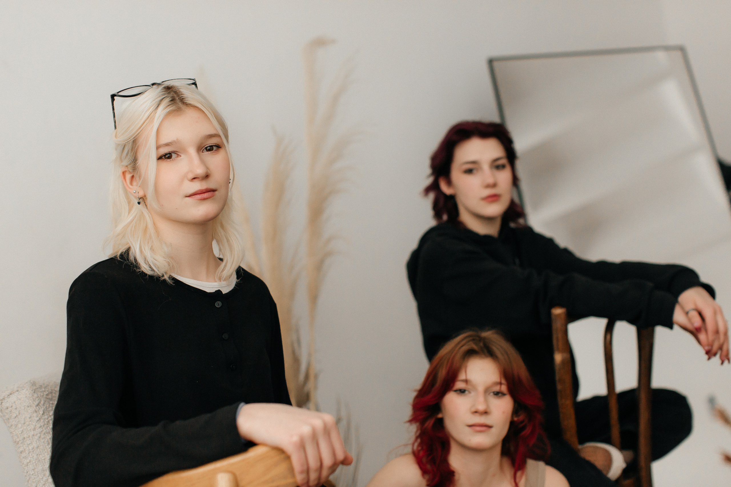 Любовь с семьей в студии. Семейный, детский и школьный фотограф в Москве Рудницкая Анна