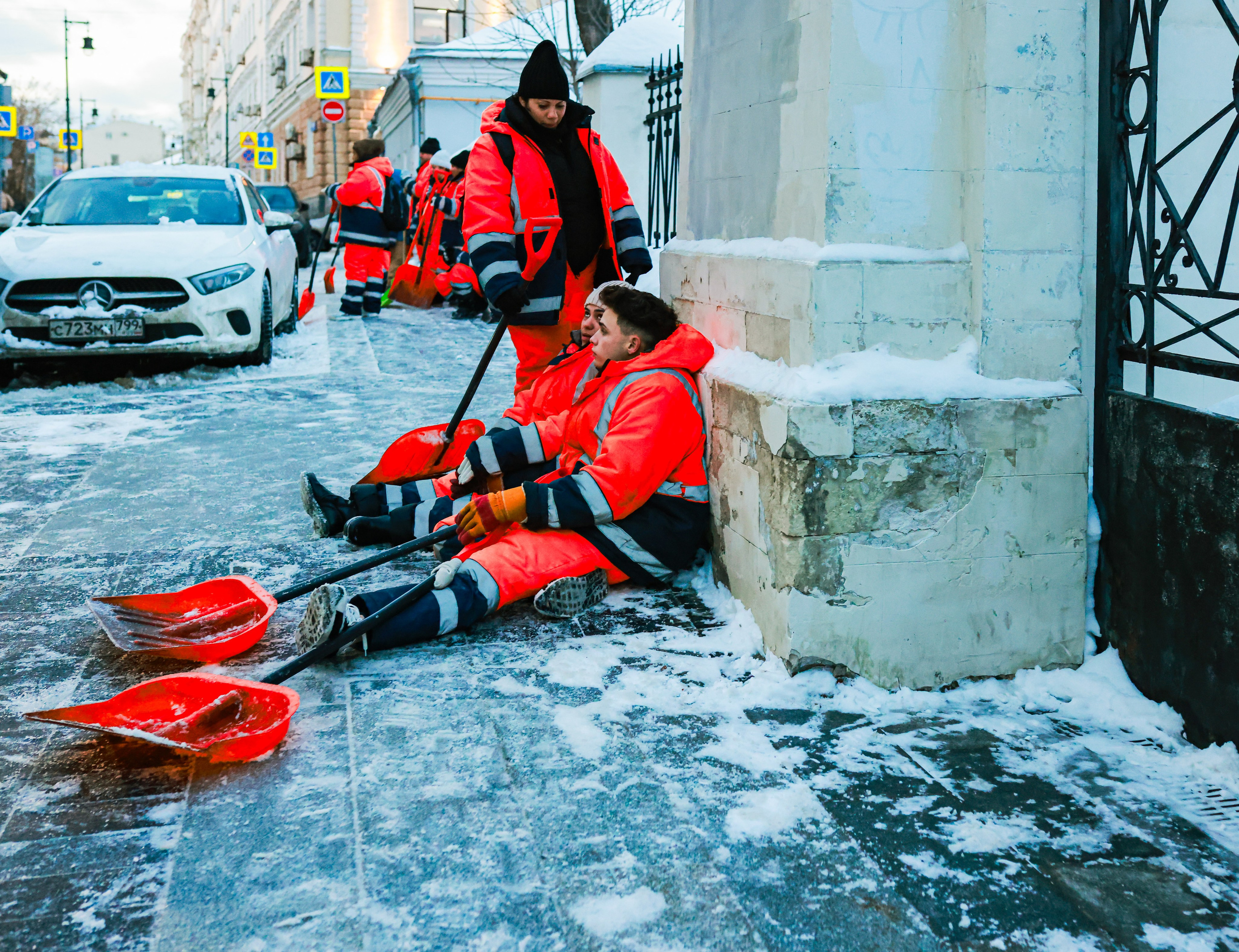 Маросейка зимой. Фотограф репортажей и стритфотосессий в Москве Людмила Смирнова