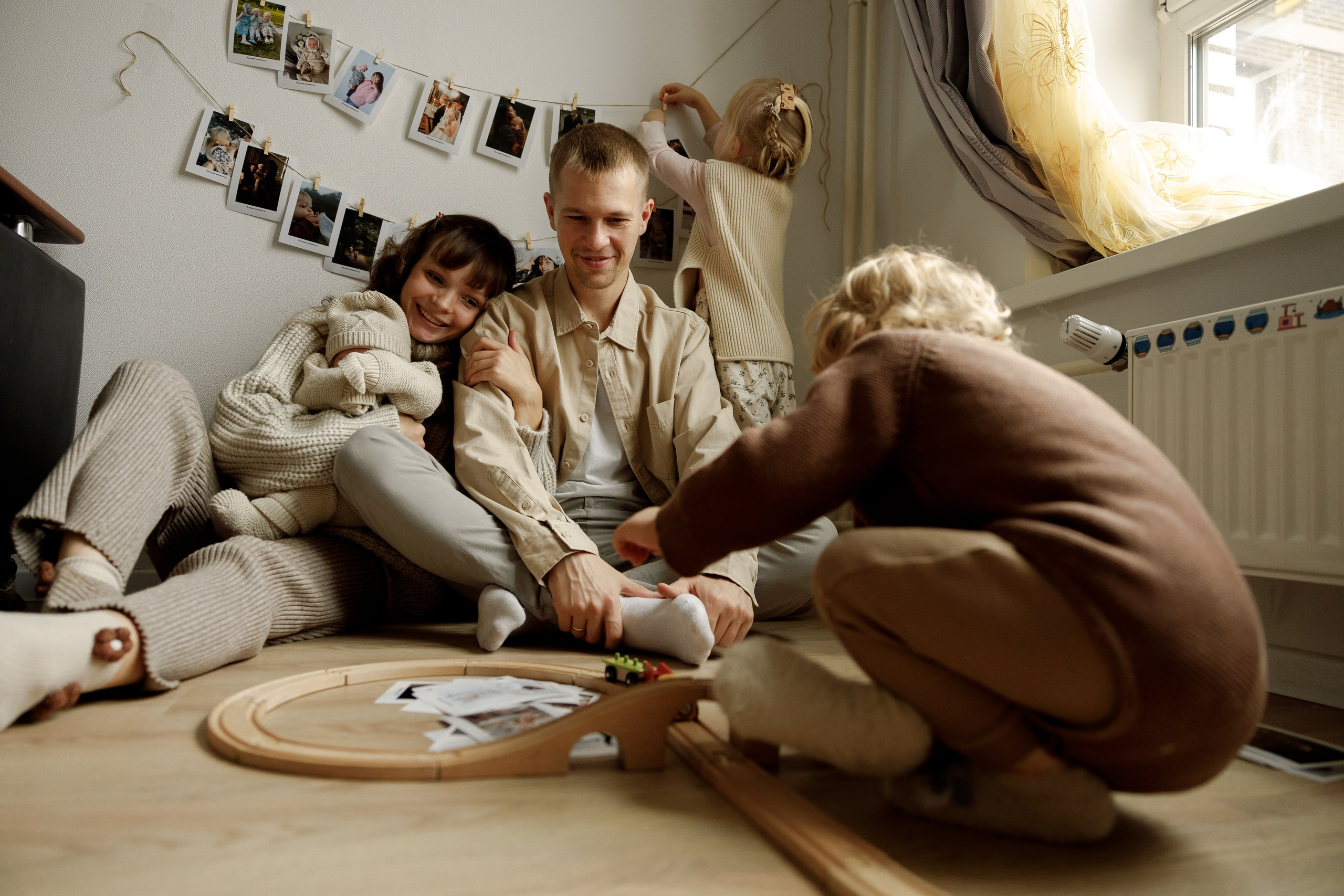 Домашняя семейная съёмка. Фотограф Москва