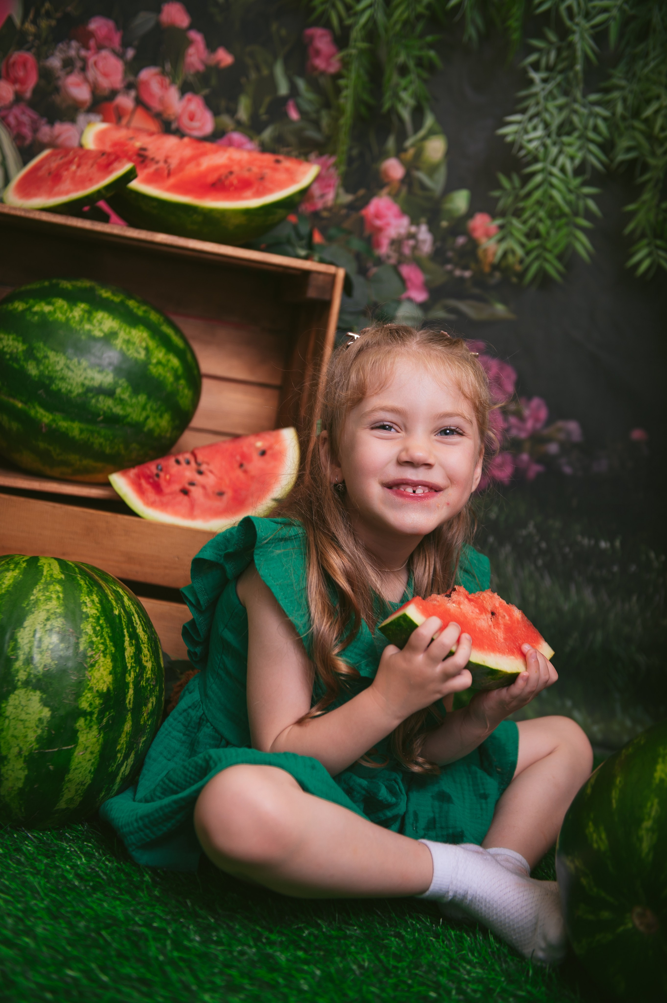 Арбузы 2025. Детский фотограф Магадан