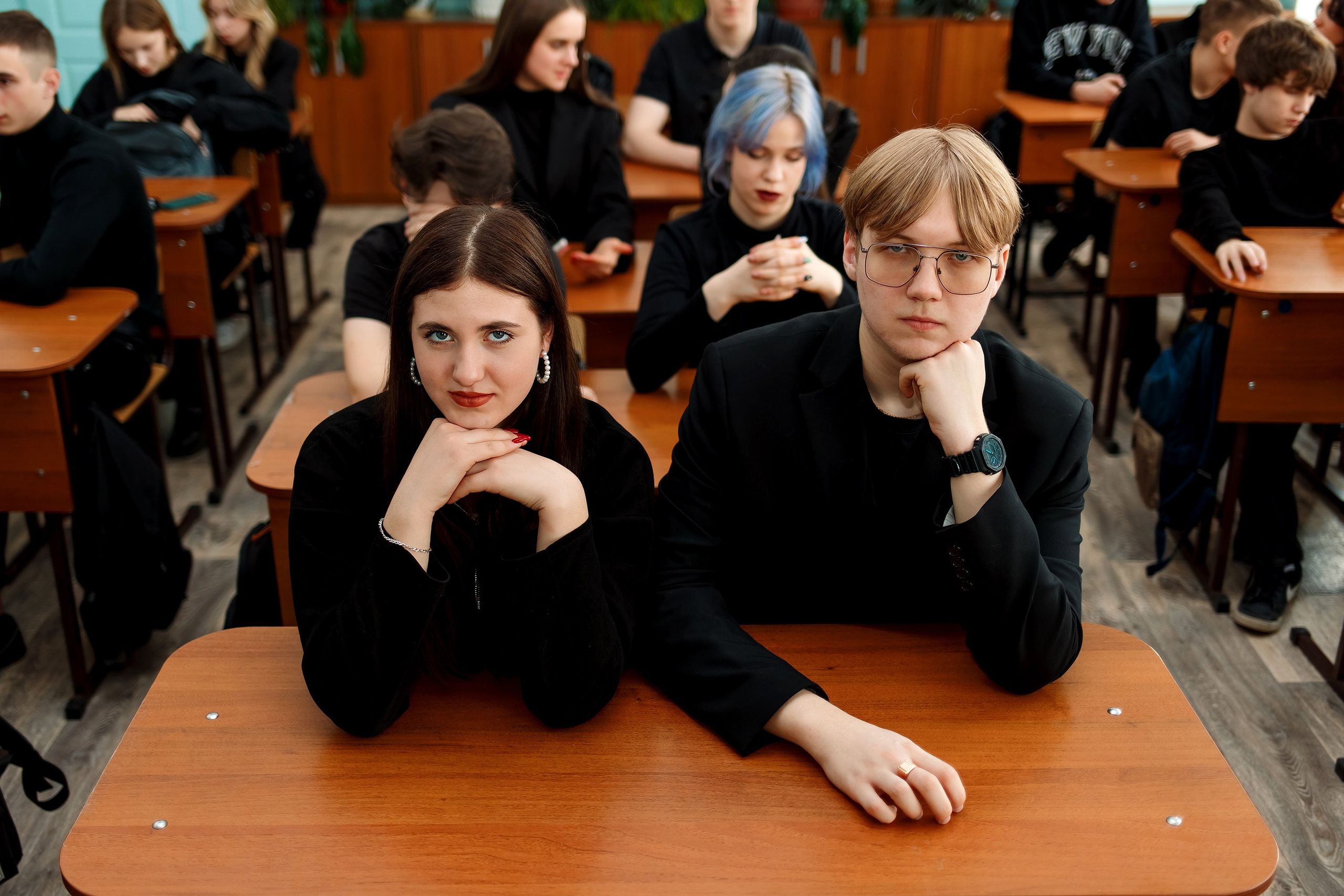 11 класс съемка в школе. Фотограф Любовь Корниенко, Примоский край