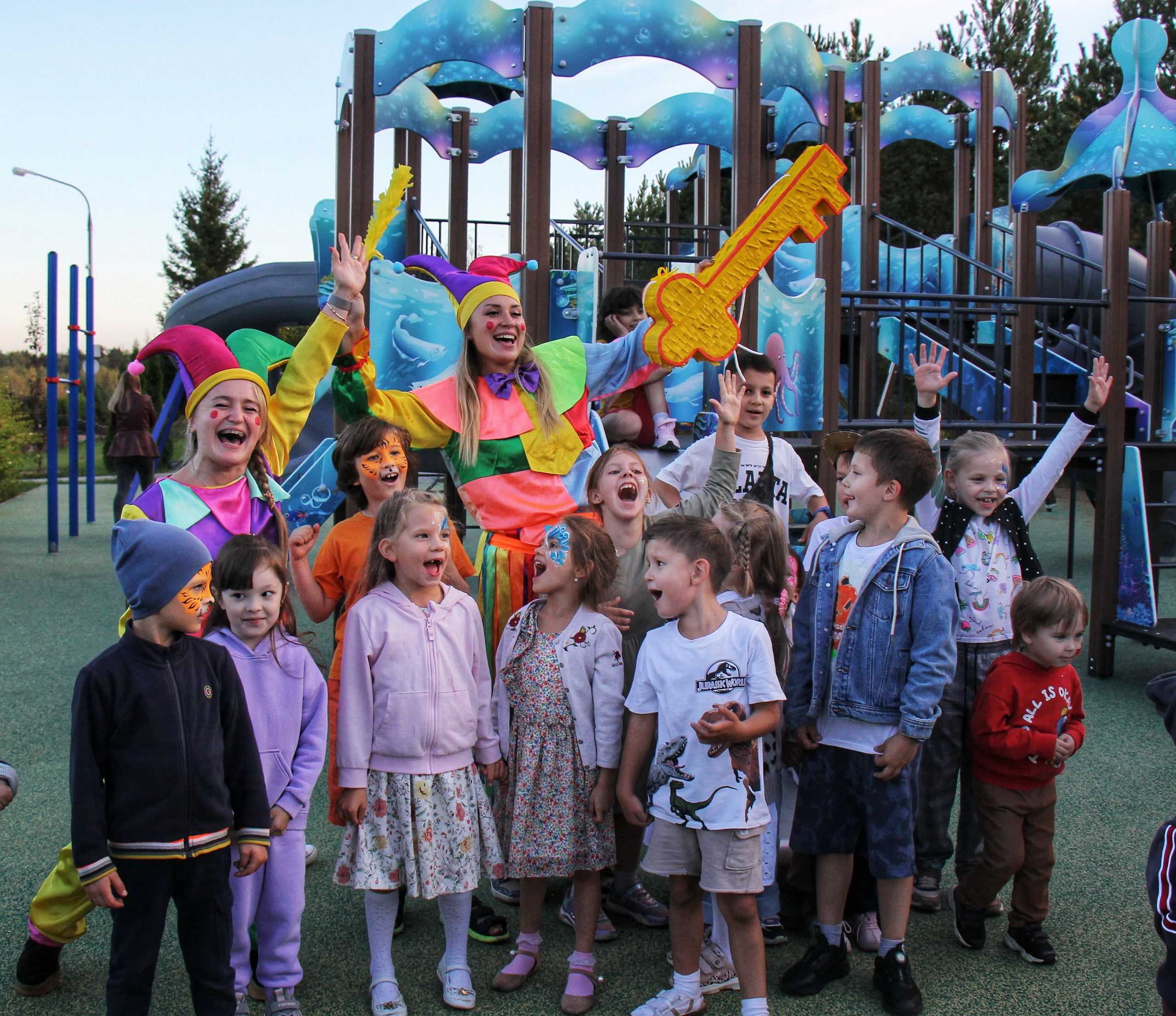 На детском празднике. Портретный фотограф Москва