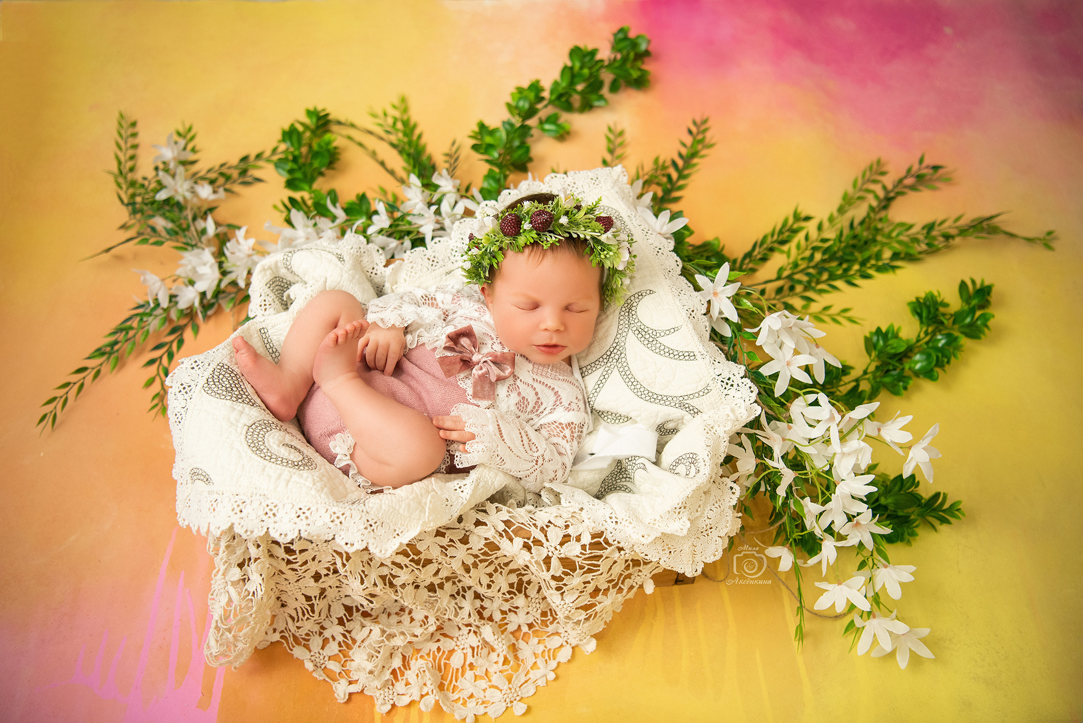 Портфолио новорожденных. Фотограф в Нефтеюганске Мила Аксёнкина