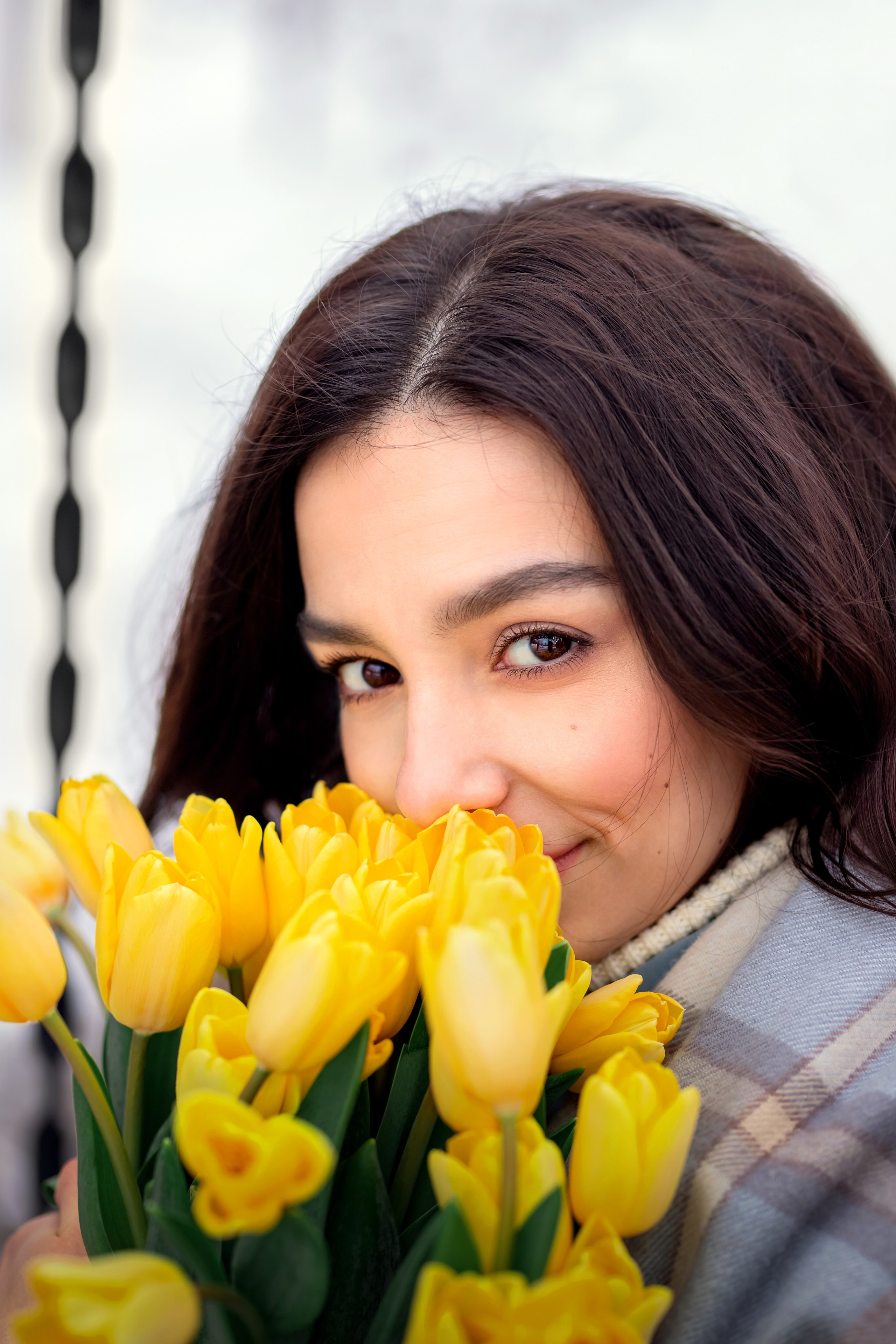 Желтые тюльпаны. Фотограф в Москве. Женские фотосессии, love-story, контент