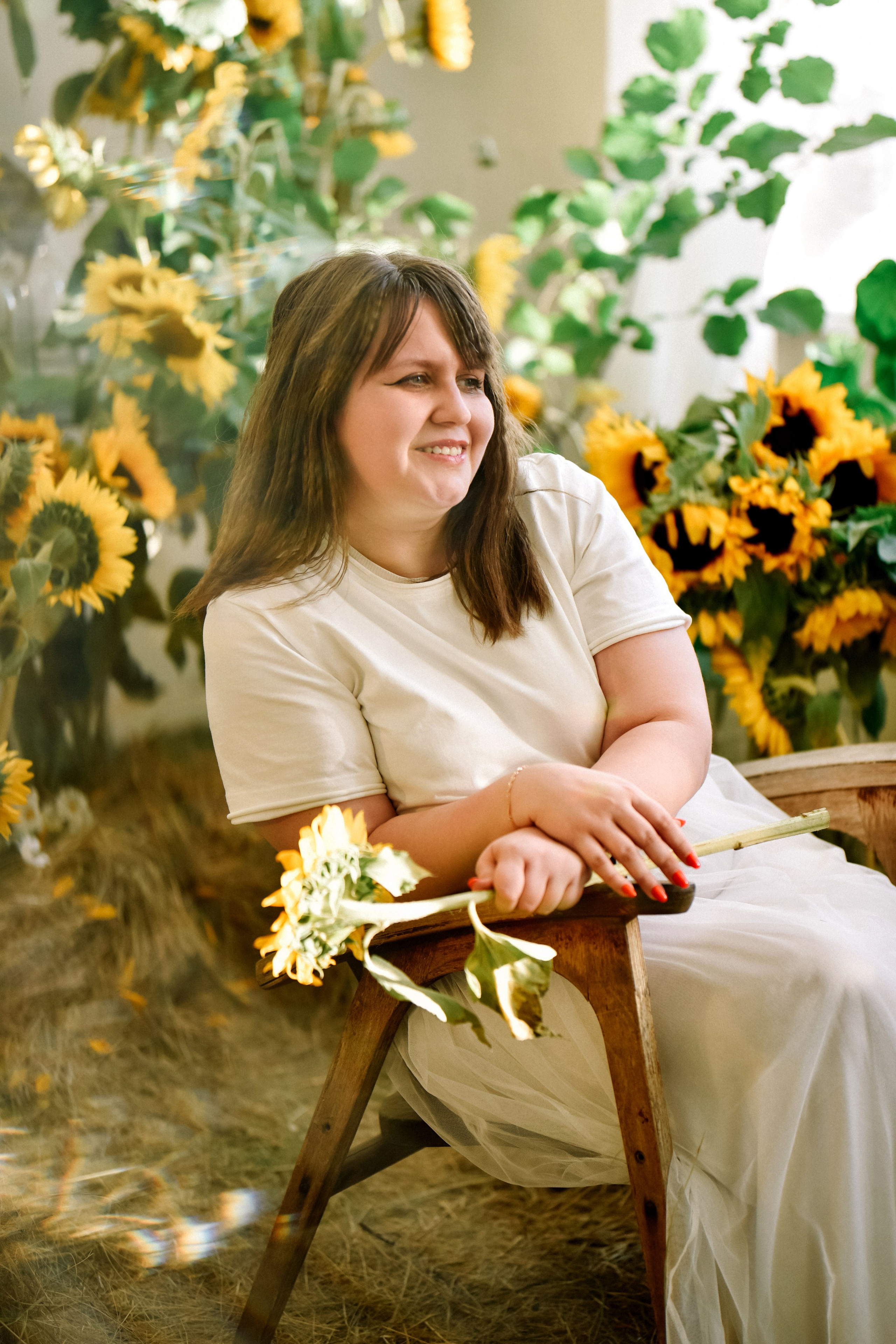 Анна подсолнухи