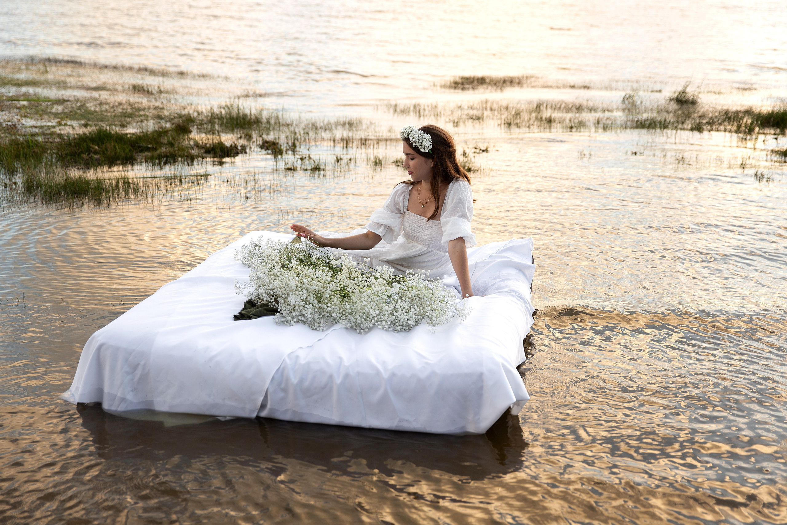 Девичник на заливе. Свадебный и портретный фотограф в Санкт-Петербурге Надежда Чечулина