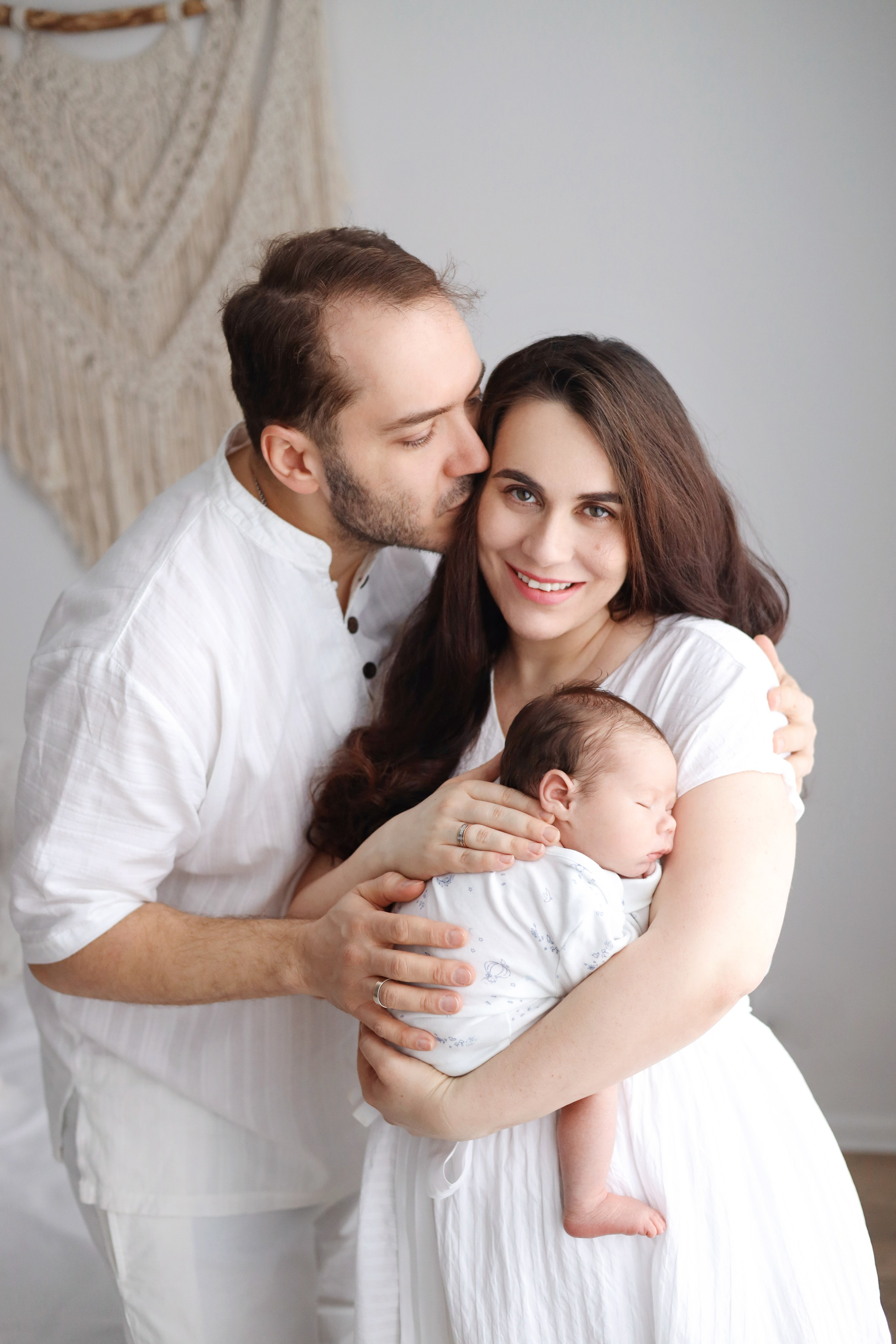 Фотосъемка новорожденного в Москве в натуральном стиле. Фотограф новорожденных Москва. Ньюборн фотограф Москва