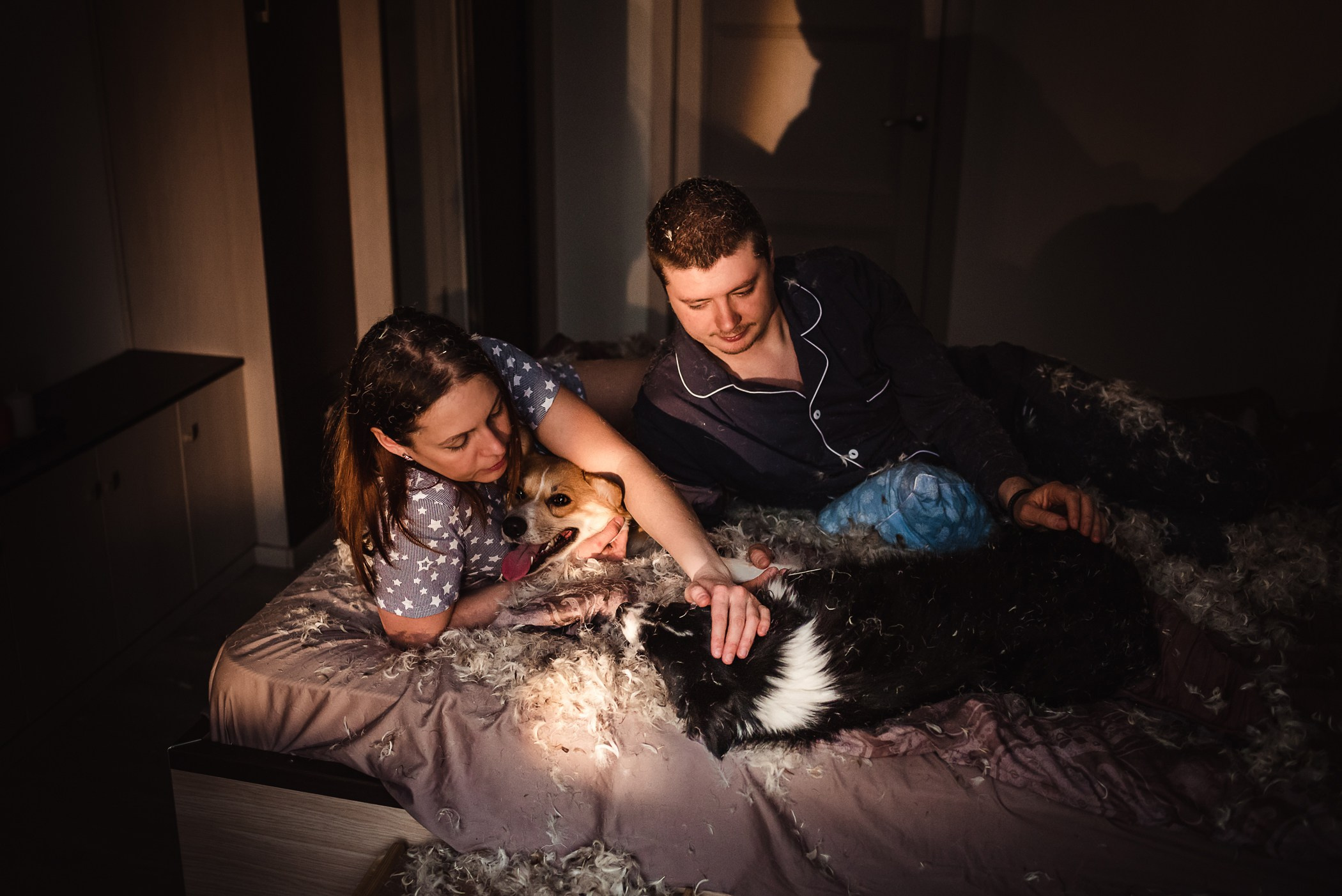 Пижамная вечеринка Тани и Димы. Семейный Фотограф в Москве Ирина Хохлова