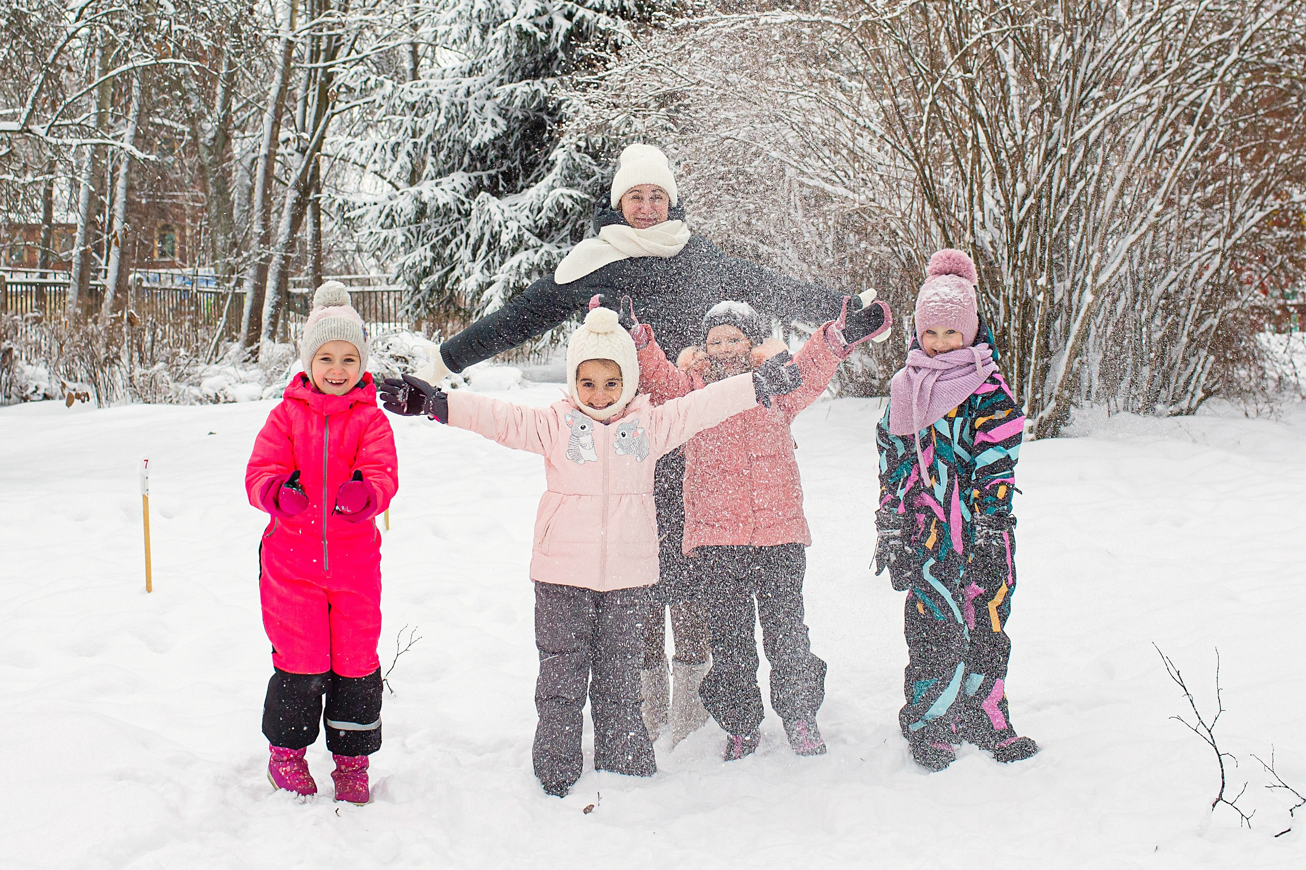 Зима в детском саду. Свадебный, семейный, детский фотограф в Санкт-Петербурге