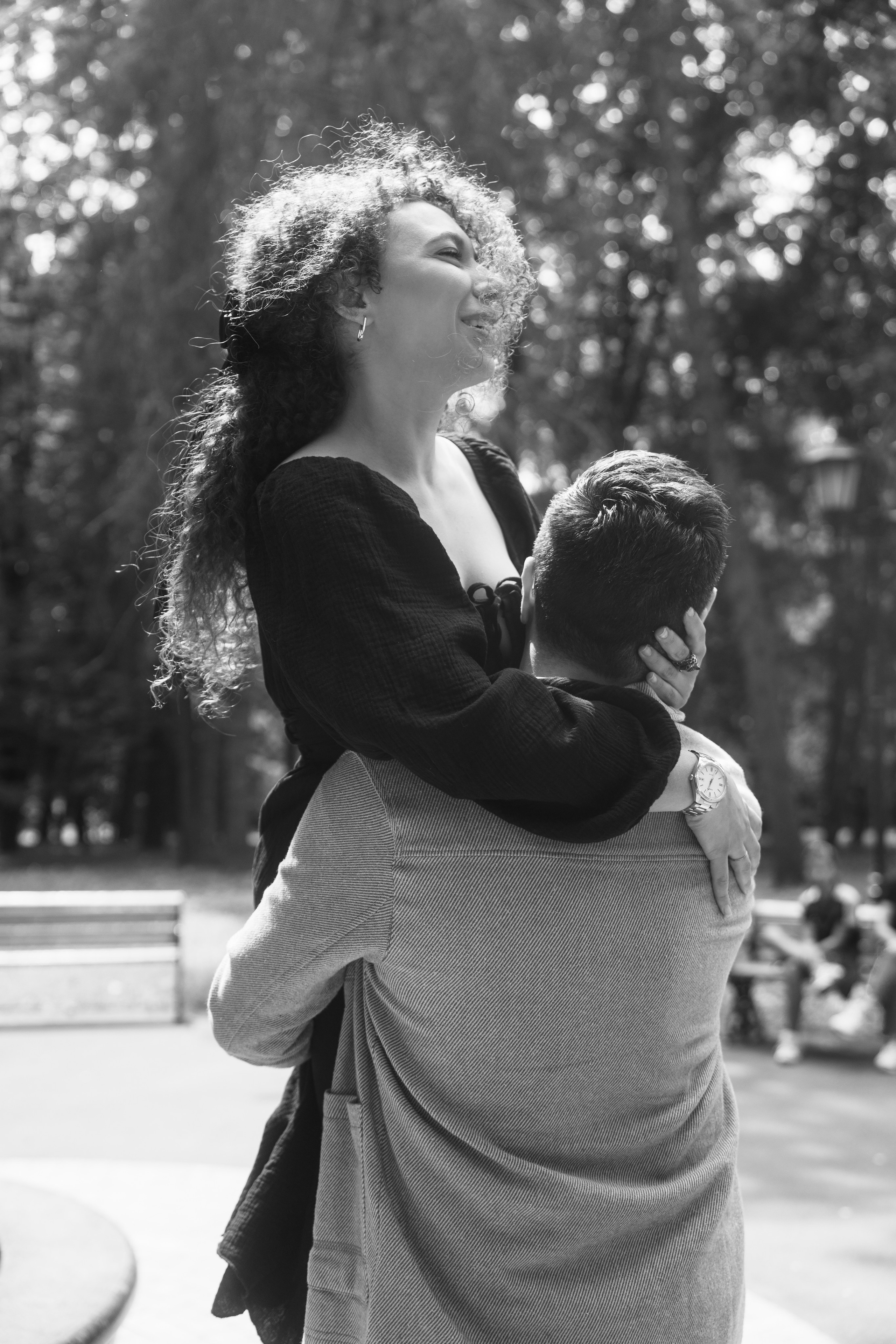 Love Story Олега и Майи в Московском парке. Саша Потапкин Фотограф. Сочи, Екатеринбург, Москва