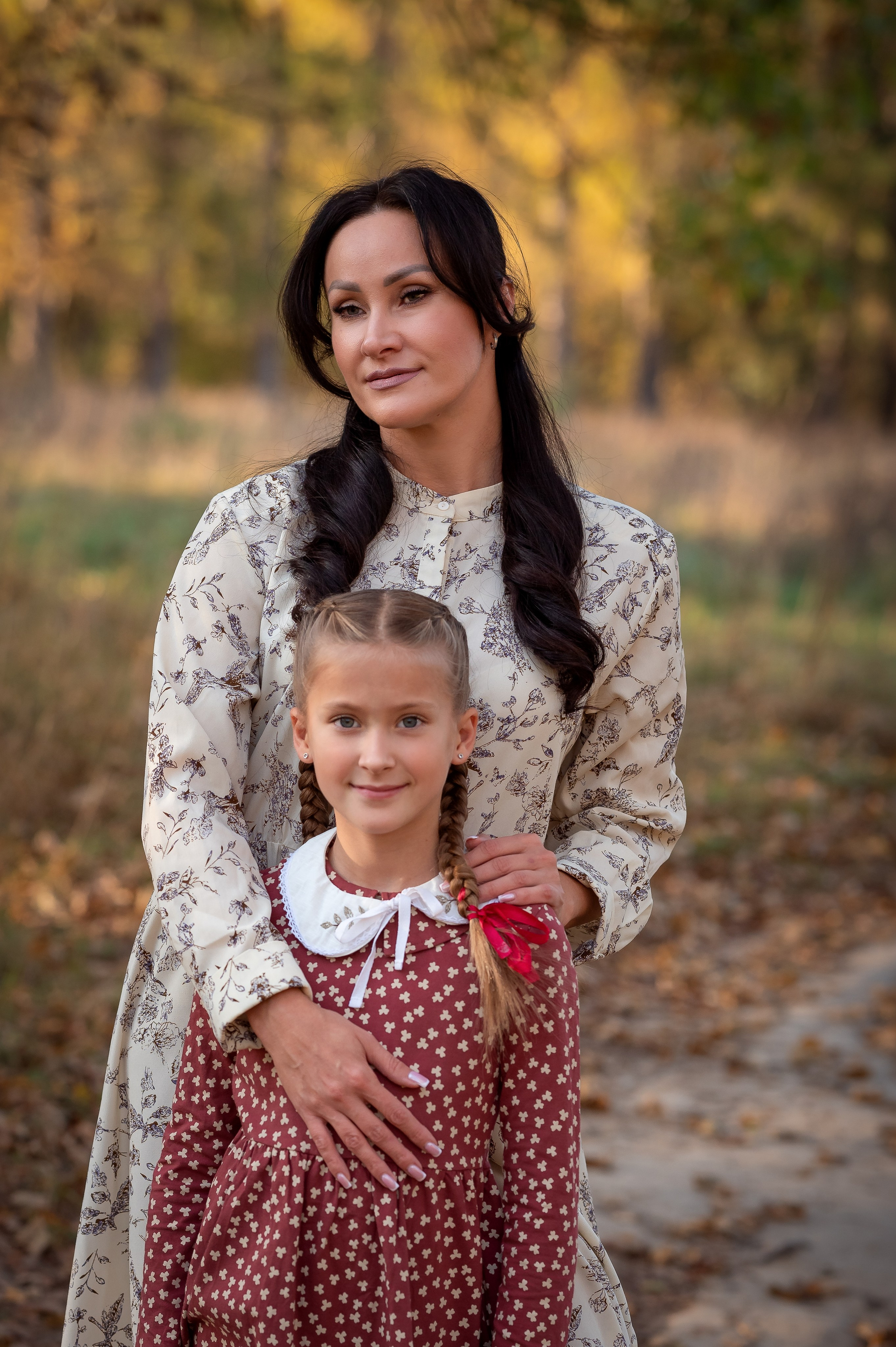 Самая красивая прогулка мамы и дочки. Фотограф новорождённых, семейный, школьный в городе Калуге Евгения