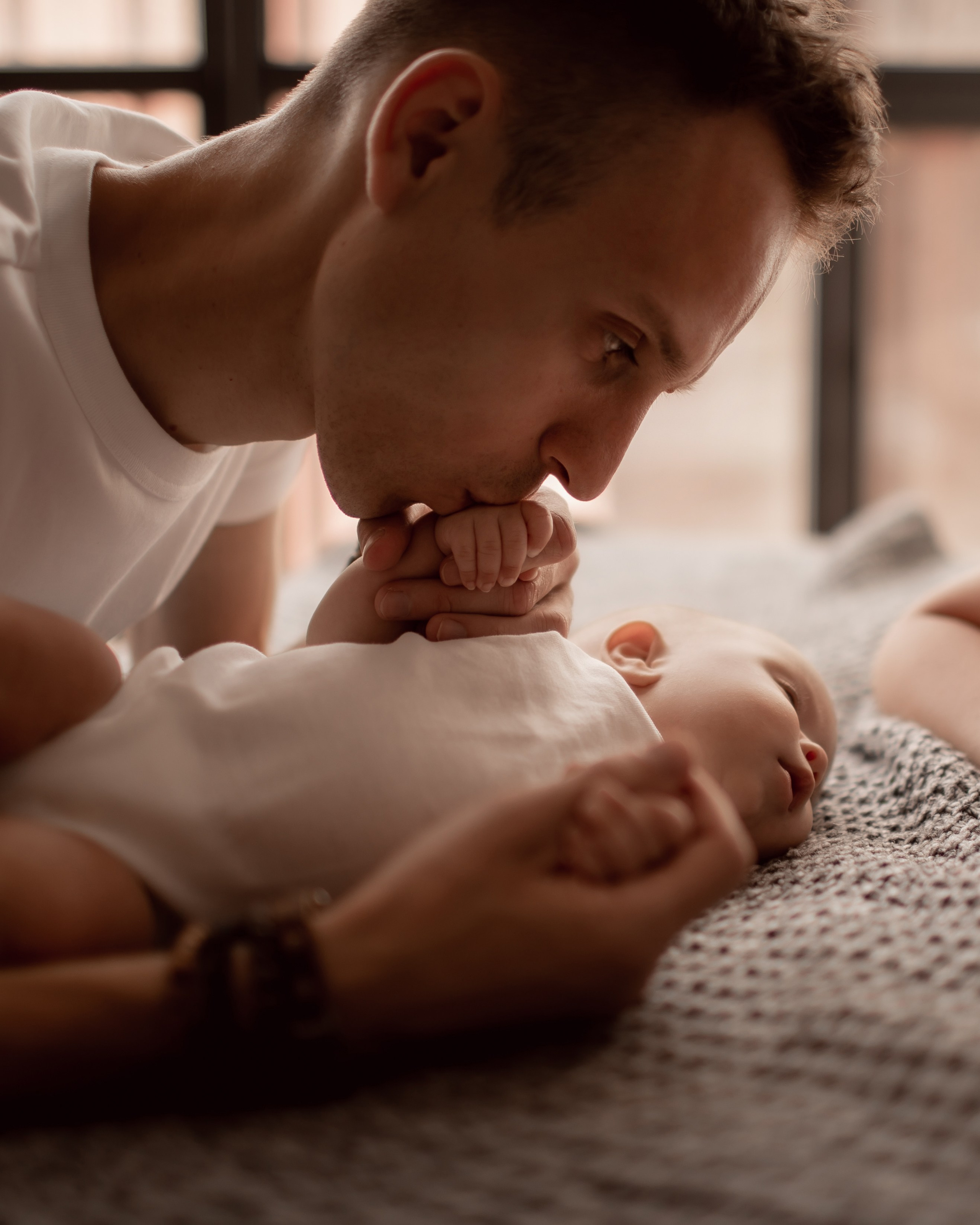 Валерия и Геннадий с крошкой. Семейный фотограф в Москве