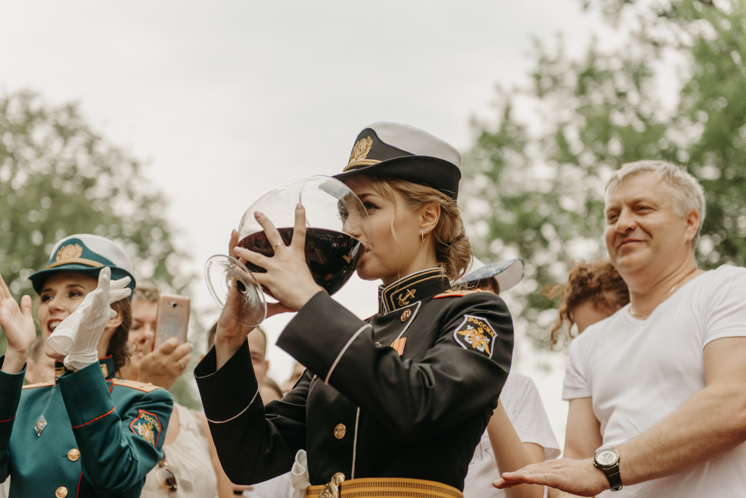 Фотограф на выпускной в Военно Медицинской Академии. Свадебный фотограф в Санкт-Петербурге Венера Ахметова