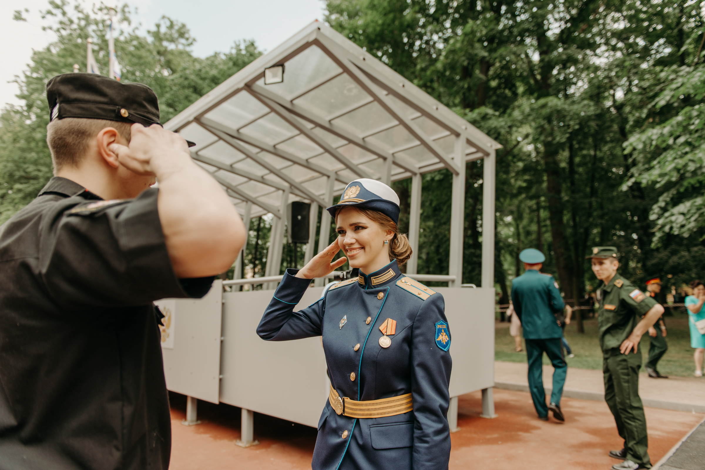 Фотограф на выпускной в Военно Медицинской Академии. Свадебный фотограф в Санкт-Петербурге Венера Ахметова