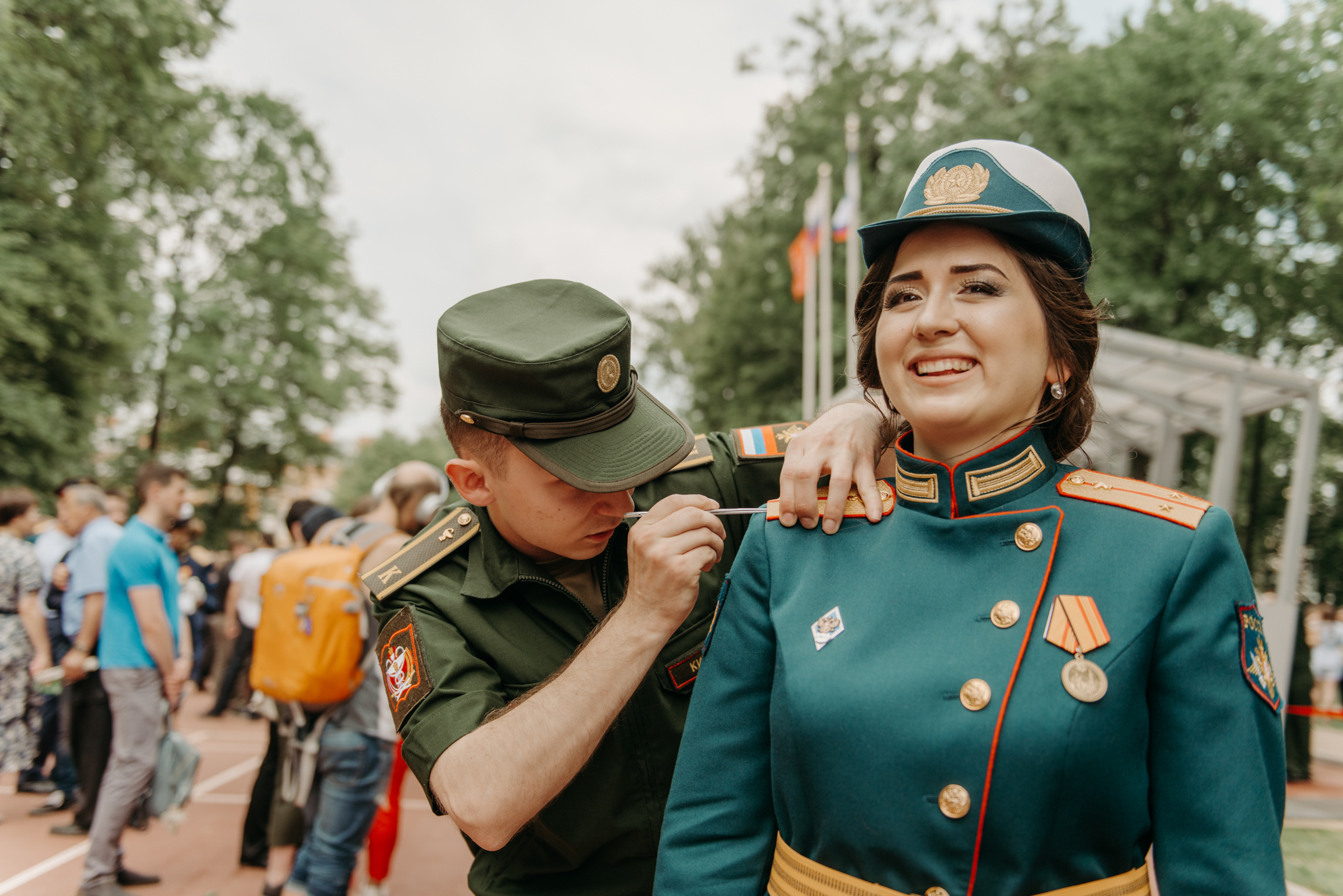 Фотограф на выпускной в Военно Медицинской Академии. Свадебный фотограф в Санкт-Петербурге Венера Ахметова