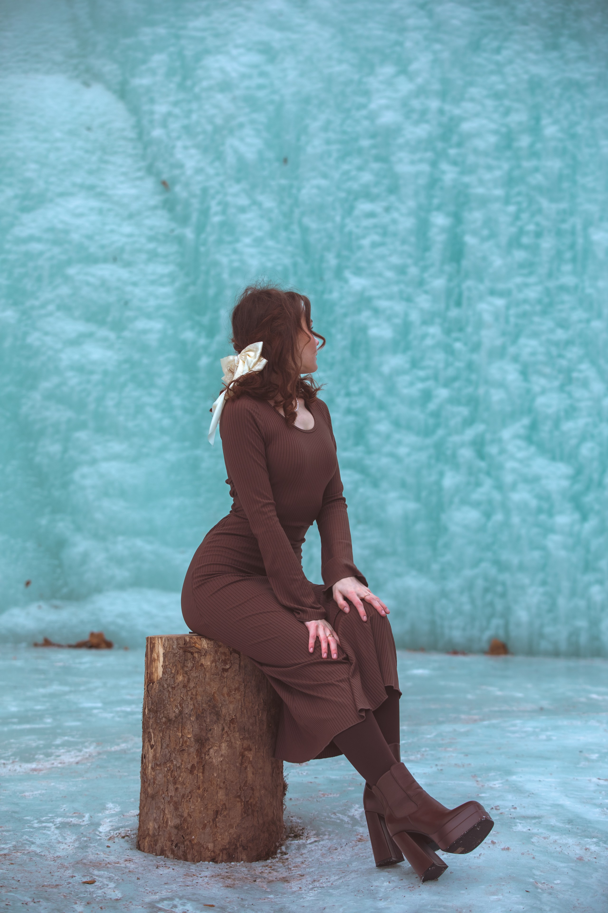 Фотосессии — Замерзшие водопады 2024 — Кравцовские водопады. Твой ламповый фотограф