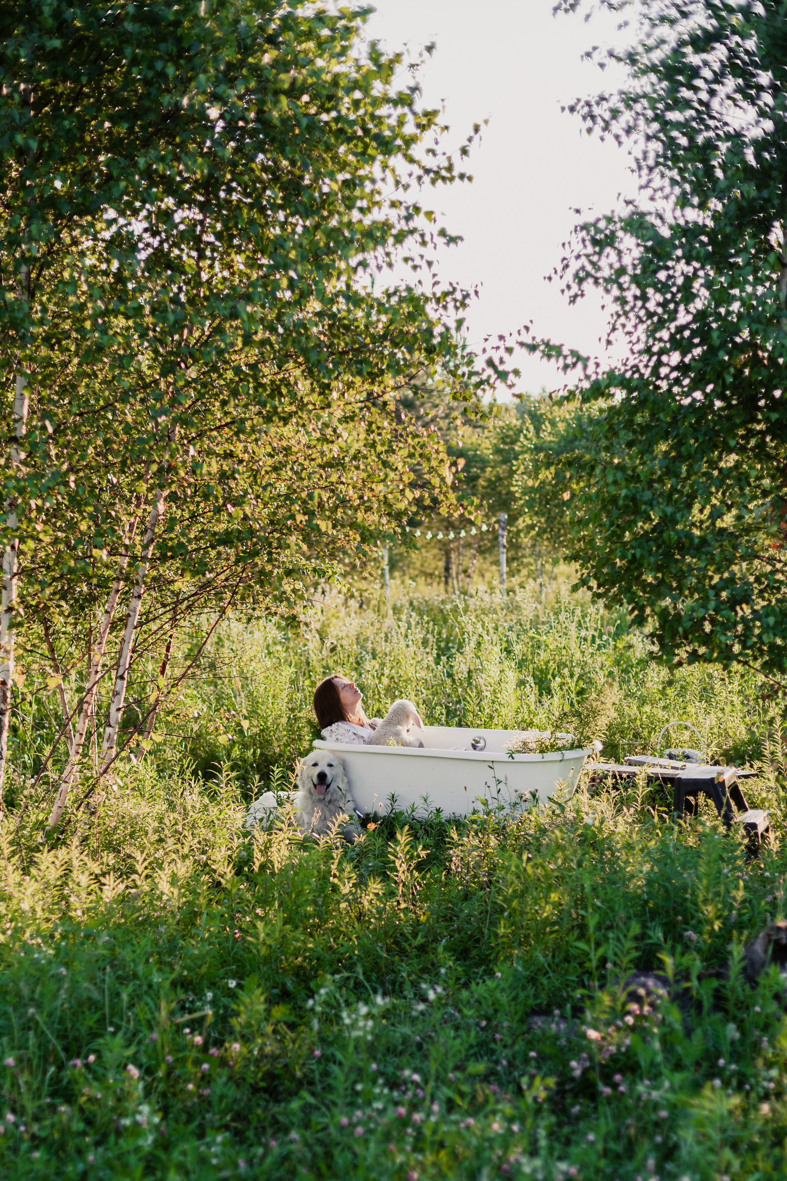Ванна в поле. Фотограф-анималист Татьяна Степанова