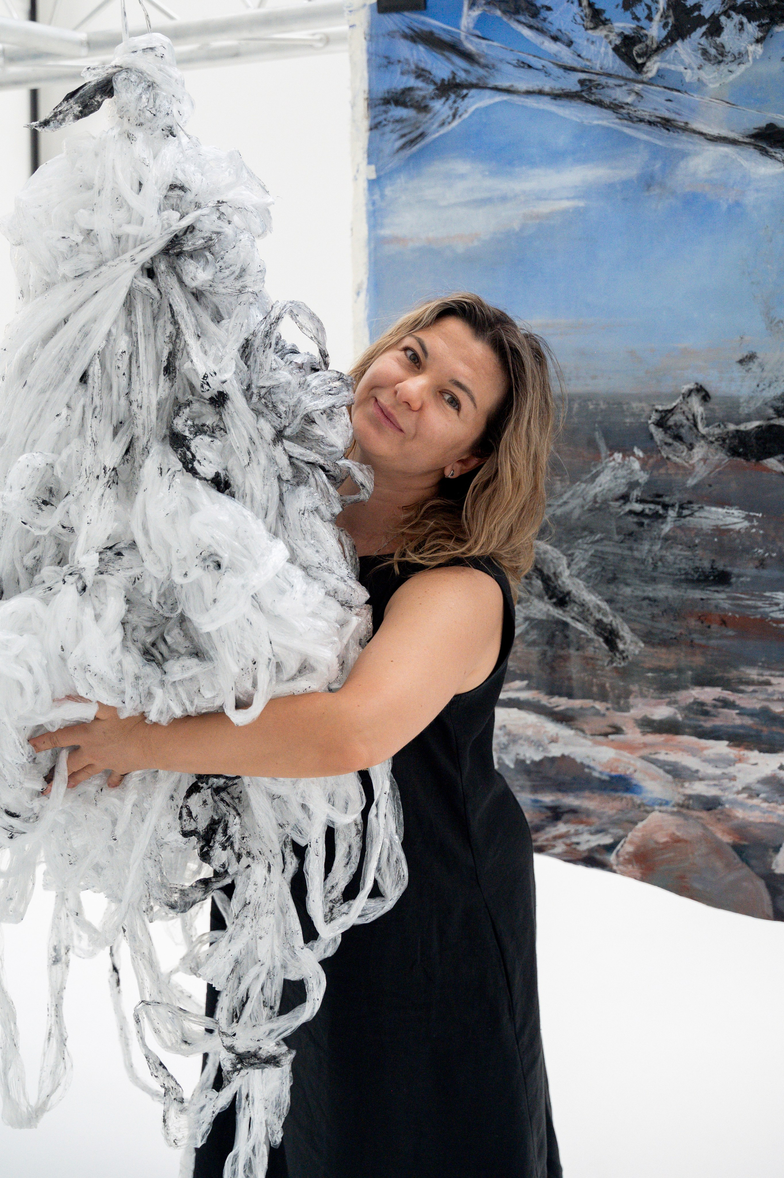 Фотосессия художника и его работ. Фотограф Юлия Кондратьева