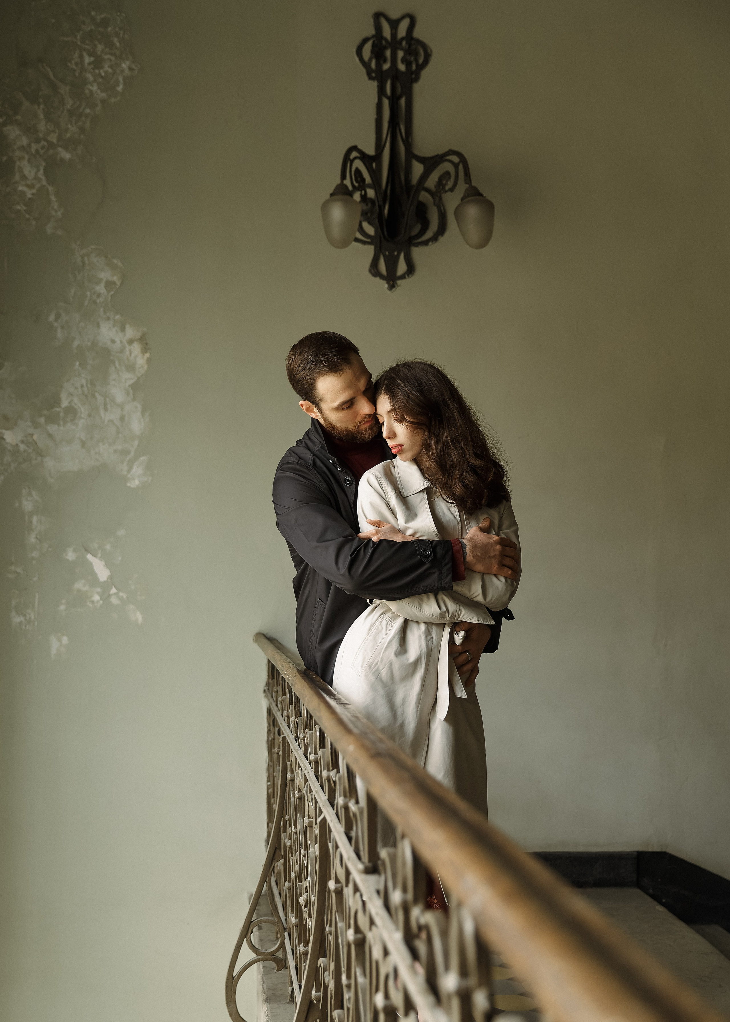 Лиза и Михаил — лав стори на Витебском вокзале. Свадебный и портретный фотограф в Санкт-Петербурге Анна Демьянова