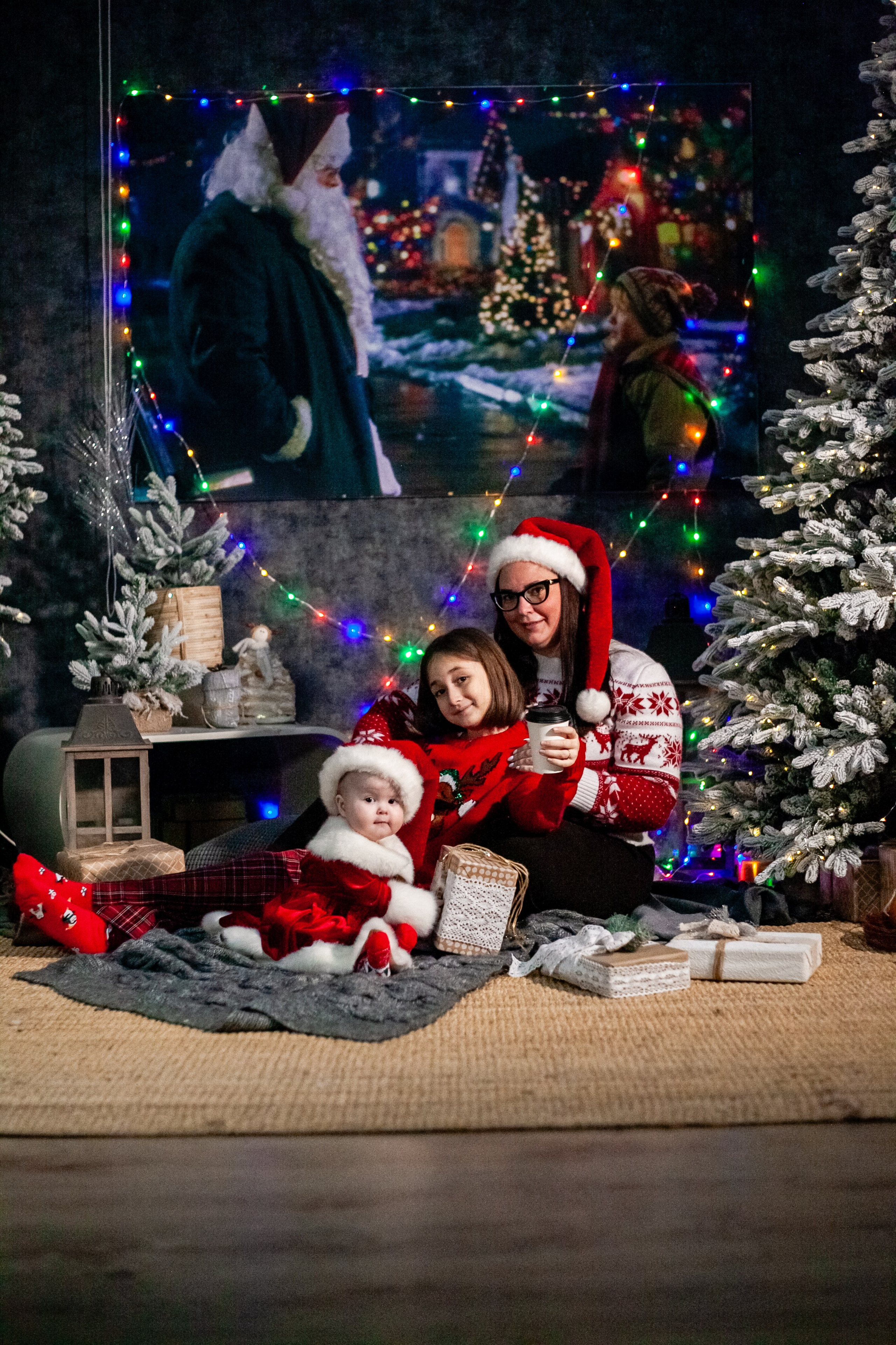 Ульяна и ее семья новый год 2024. Свадебный и семейный фотограф в Армавире