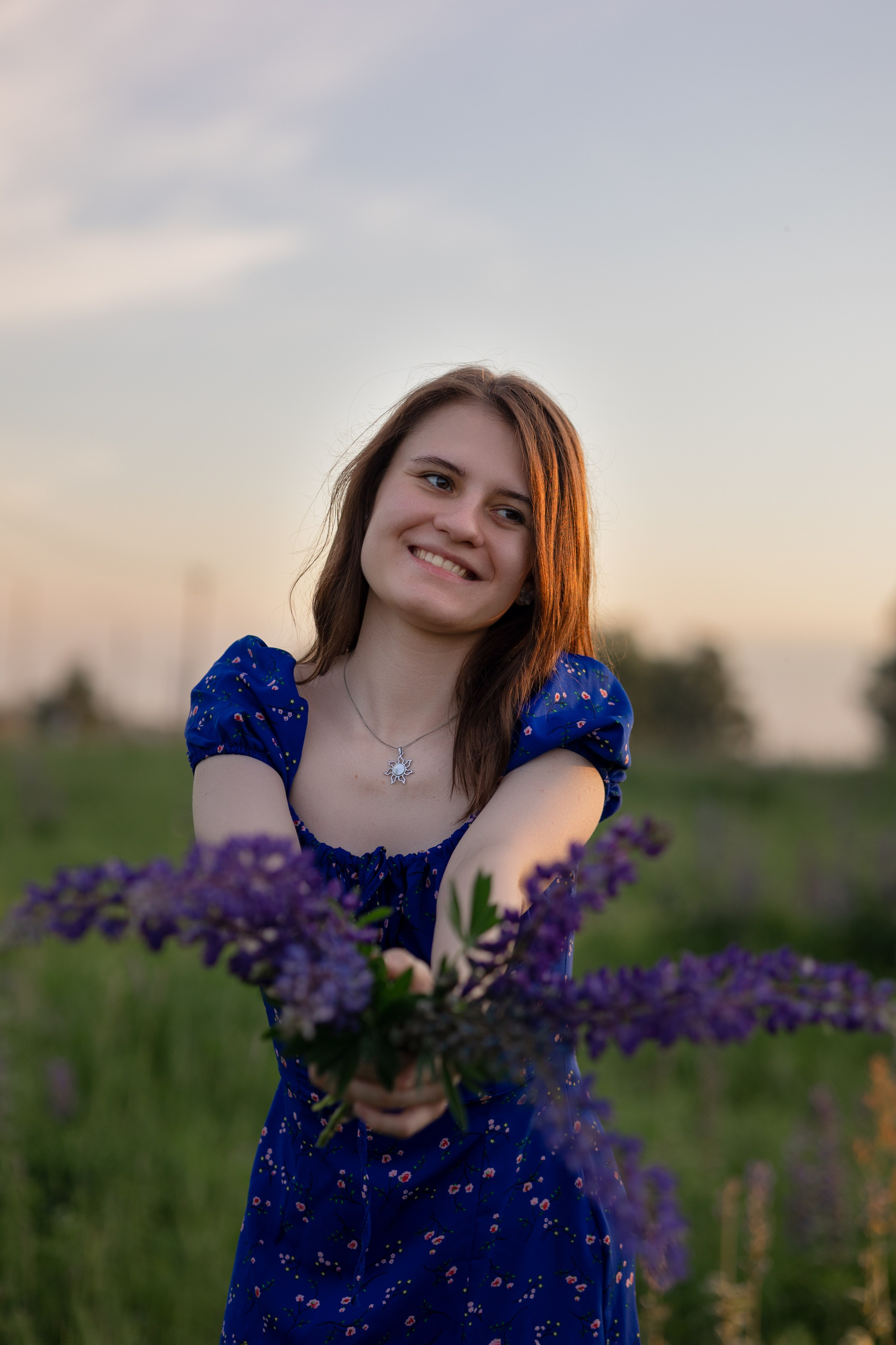 Фотосъемка в люпинах