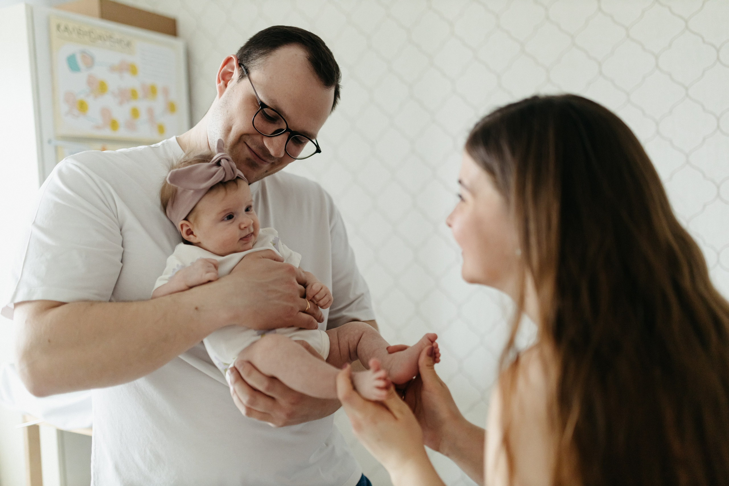 Семейная история. Фотограф родов выписка новорожденных Санкт-Петербург