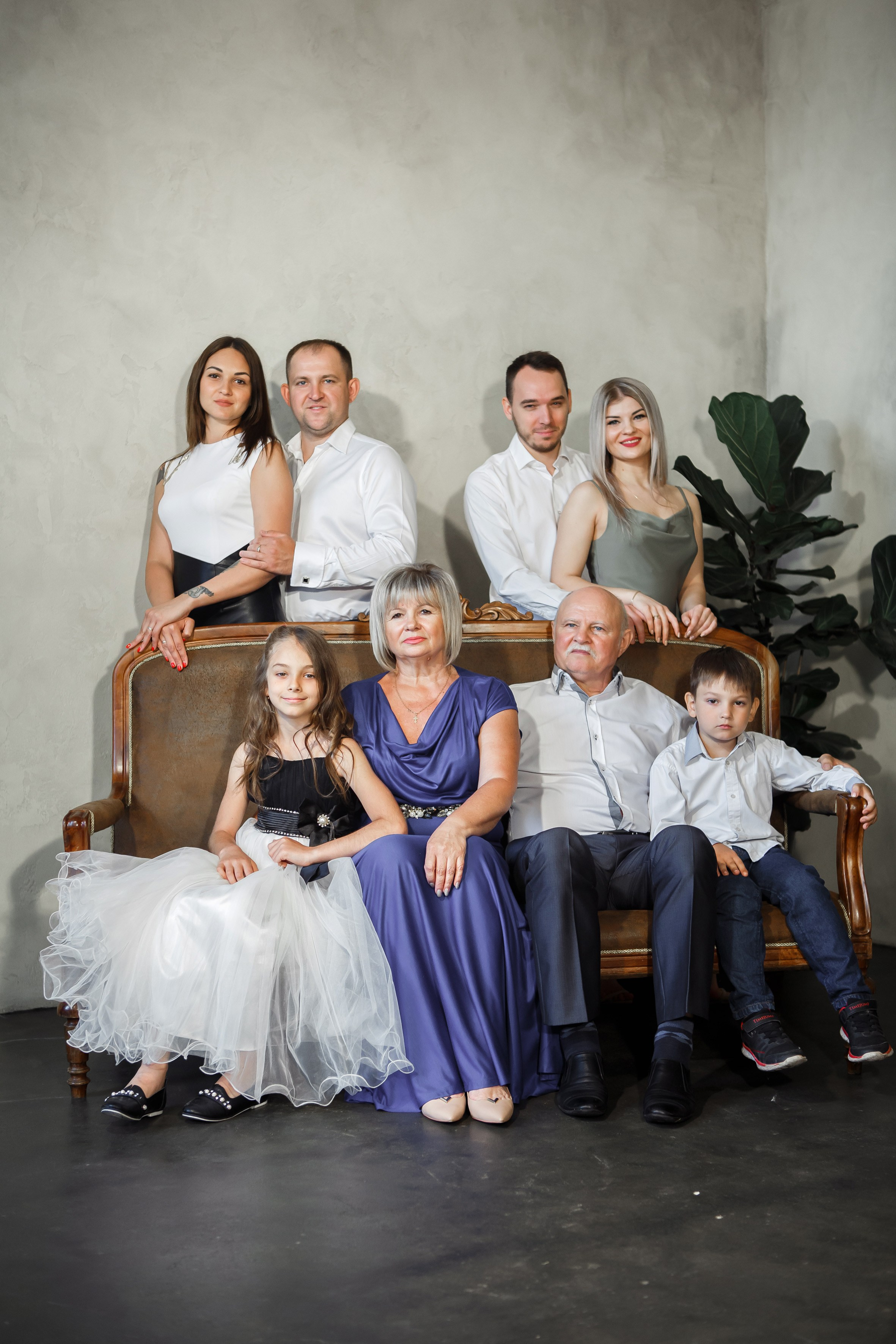 Очень большая семья, личные и парные портреты. Свадебный и портретный Фотограф в Липецке Дмитрий Котюков