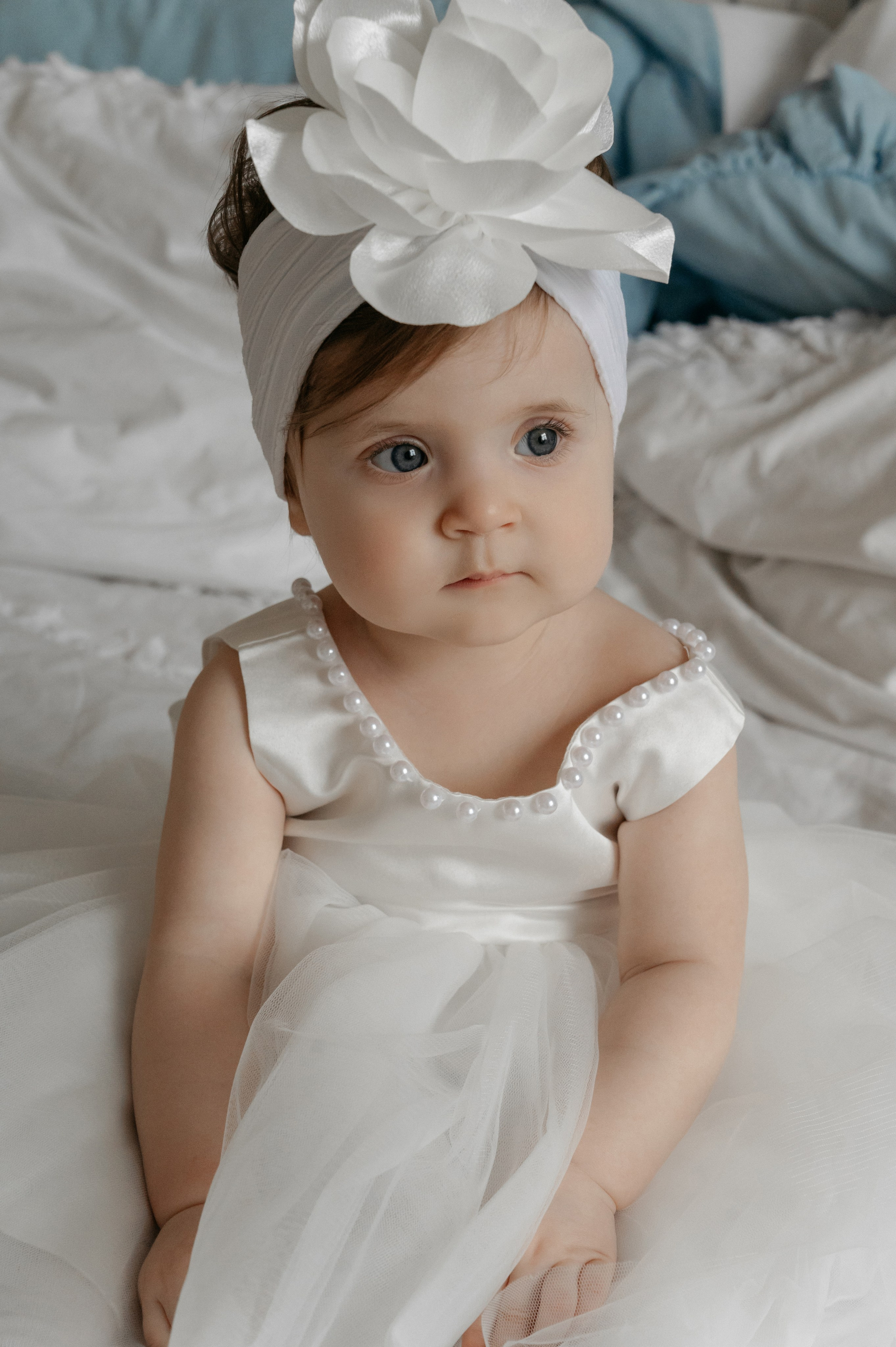 Годовасие малышки Киры в студии. Свадебный фотограф Мария Строгонова