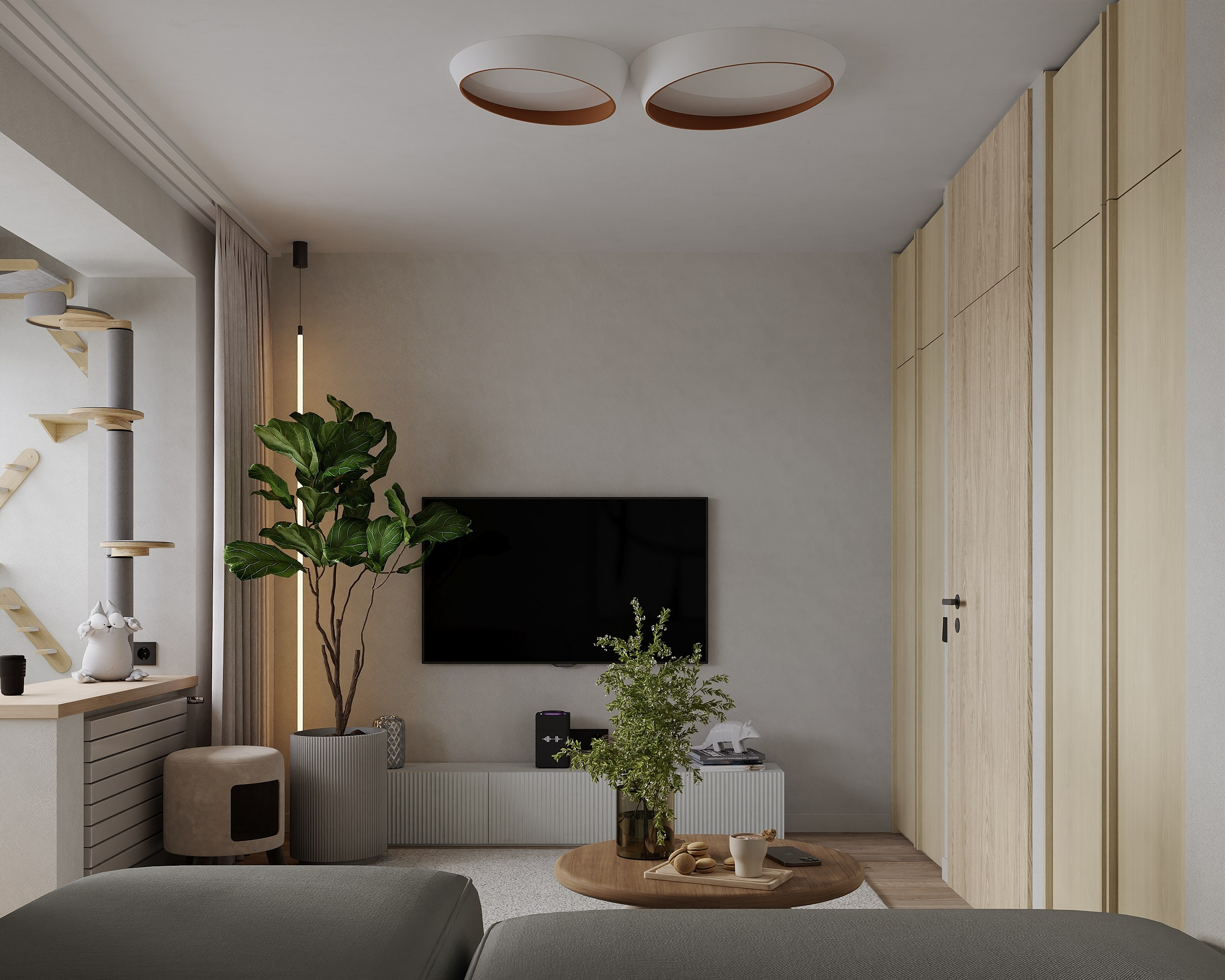 Квартира семьи Милюковых. 3D визуализатор в Москве Сердюк Владислав