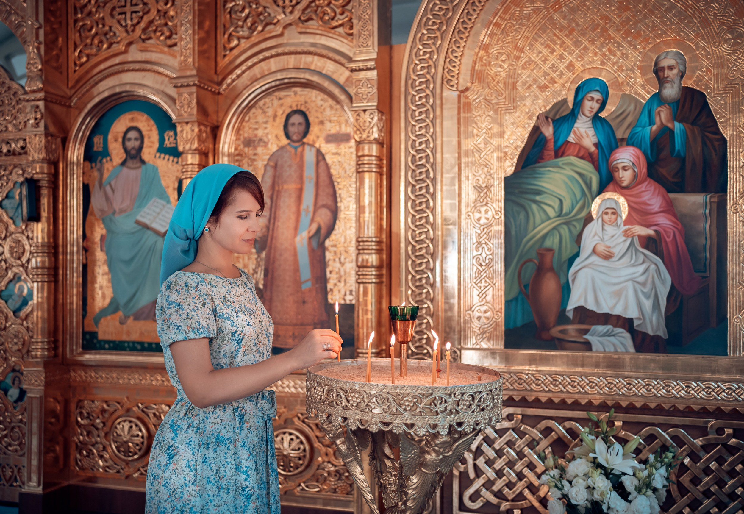 Фотоистория на Богородичный праздник в храме Прп.Виталия Александрийского. Церковный фотограф Севастополь