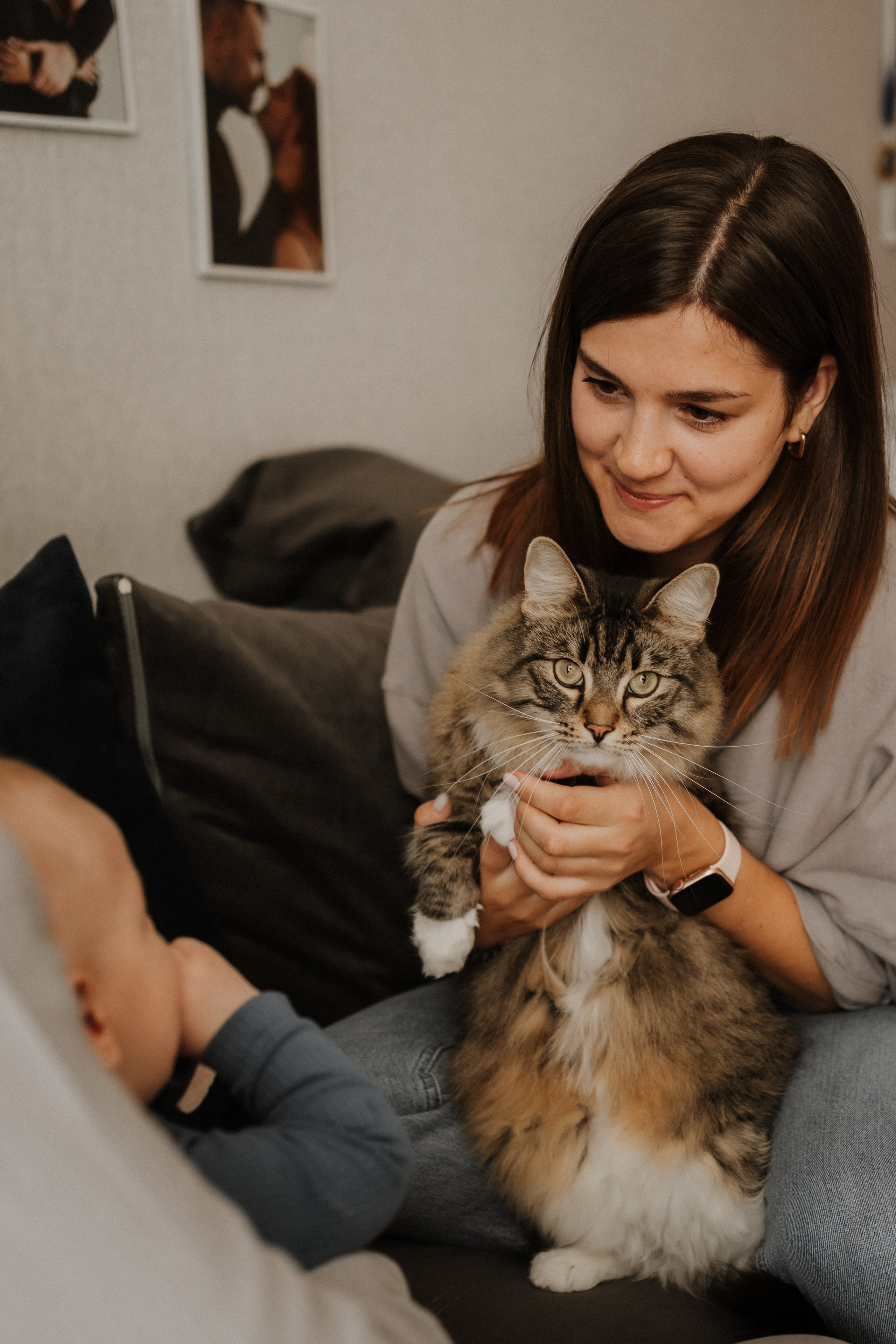 Семейная домашняя фотосъемка в Архангельске. Портретный и свадебный фотограф в Архангельске Елизавета Стрекаловская