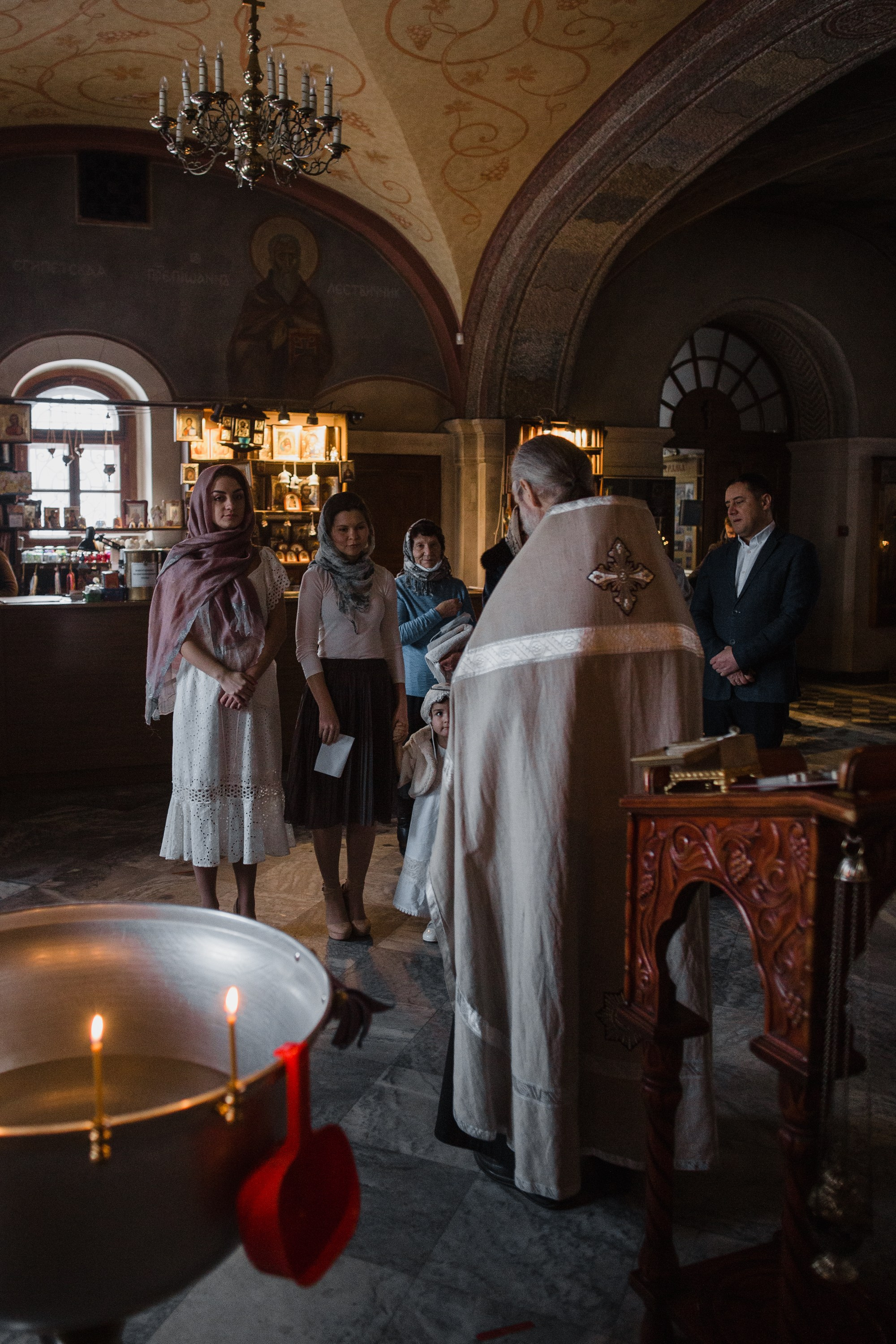 Крещение. Репортажный и свадебный фотограф в Москве Лена Таращенко