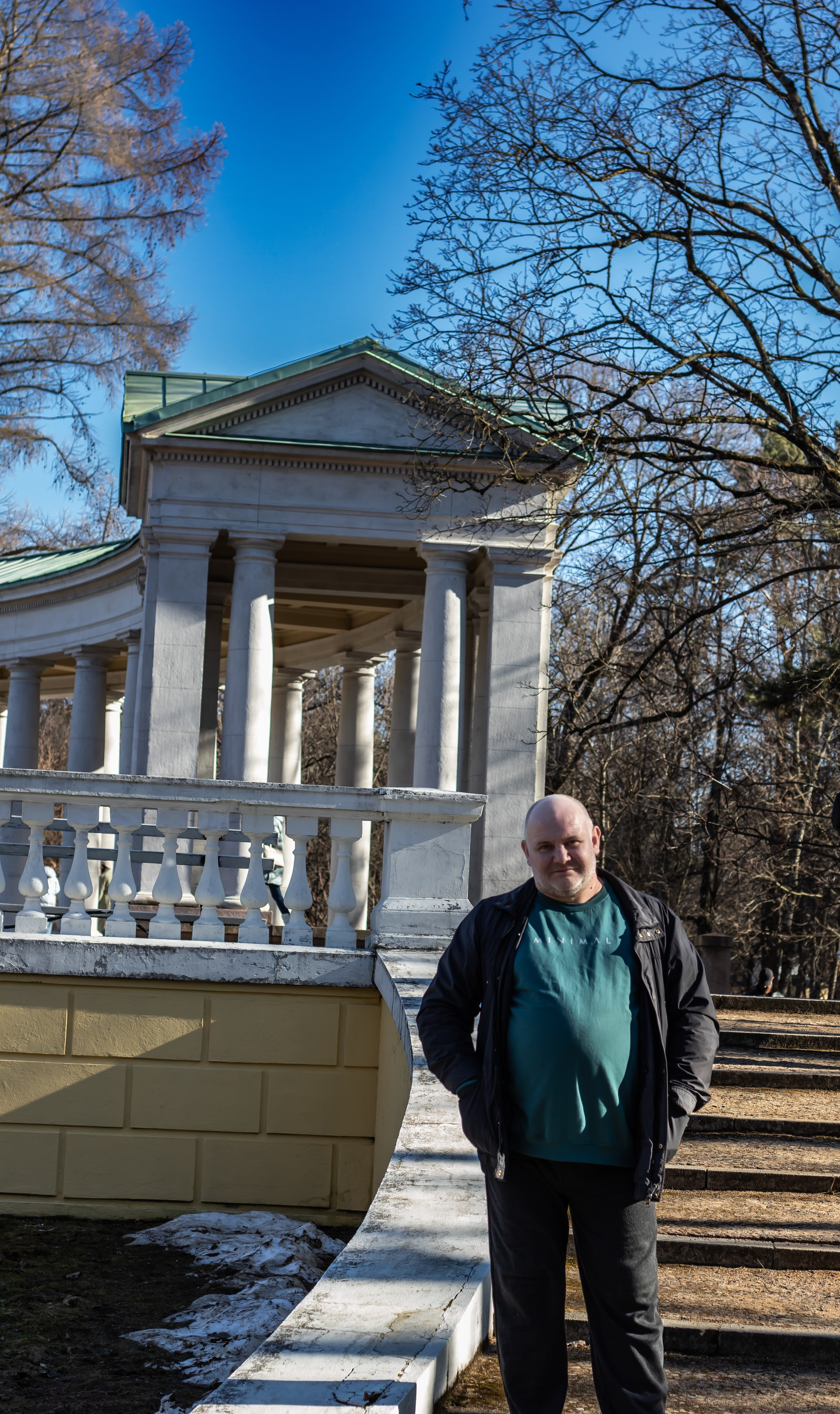 Фотосессия в Усадьбе Архангельское Красногорск мужской деловой портрет