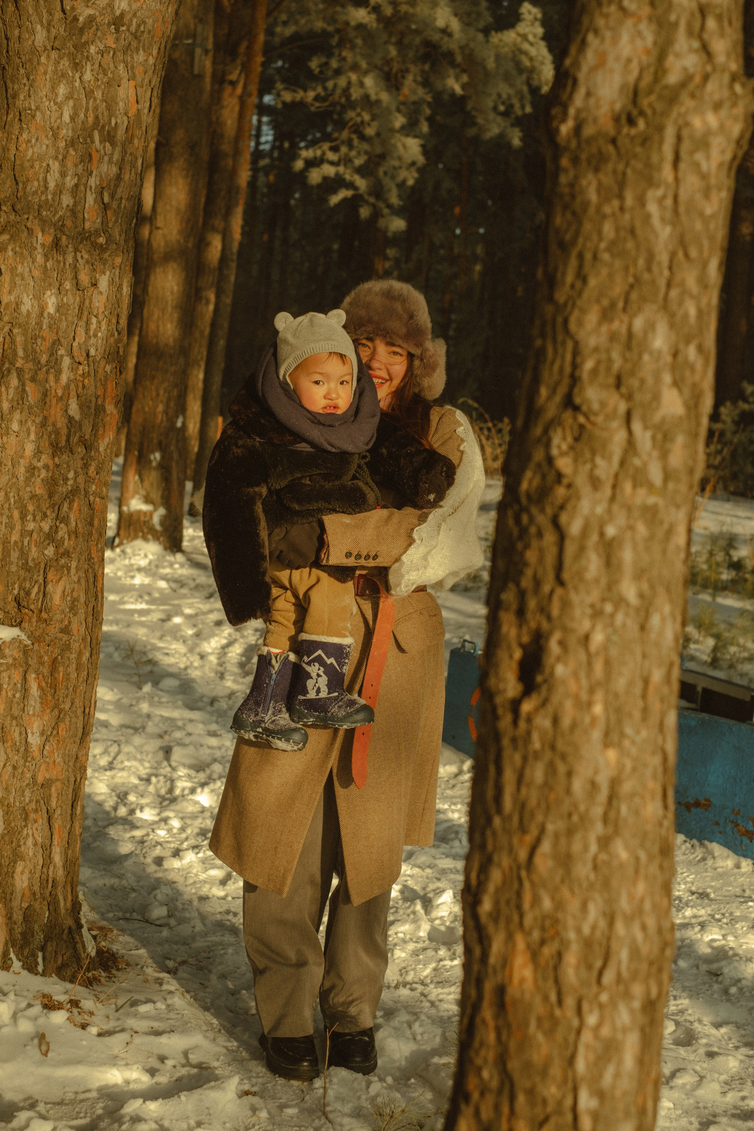 Ксюша, Том и Кирин | в стиле СССР. Фотограф в Новосибирске Диана Ильиных