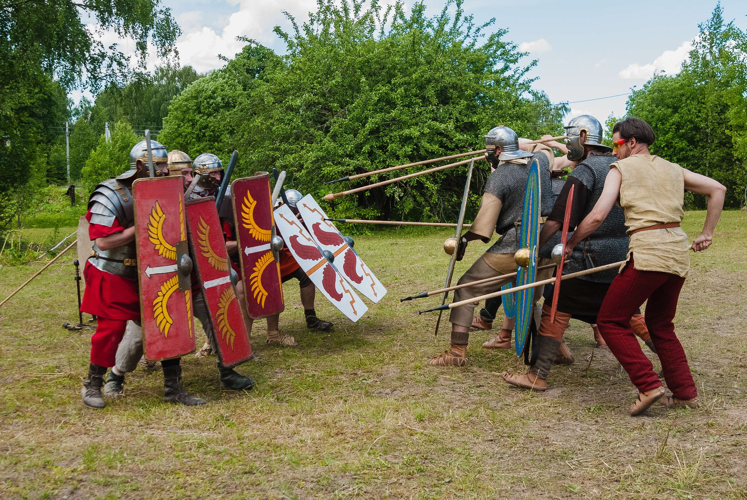 Поход легионеров в Подмосковье (реконструкция). Семейный, портретный, репортажный фотограф lifestyle в Москве и Кирове