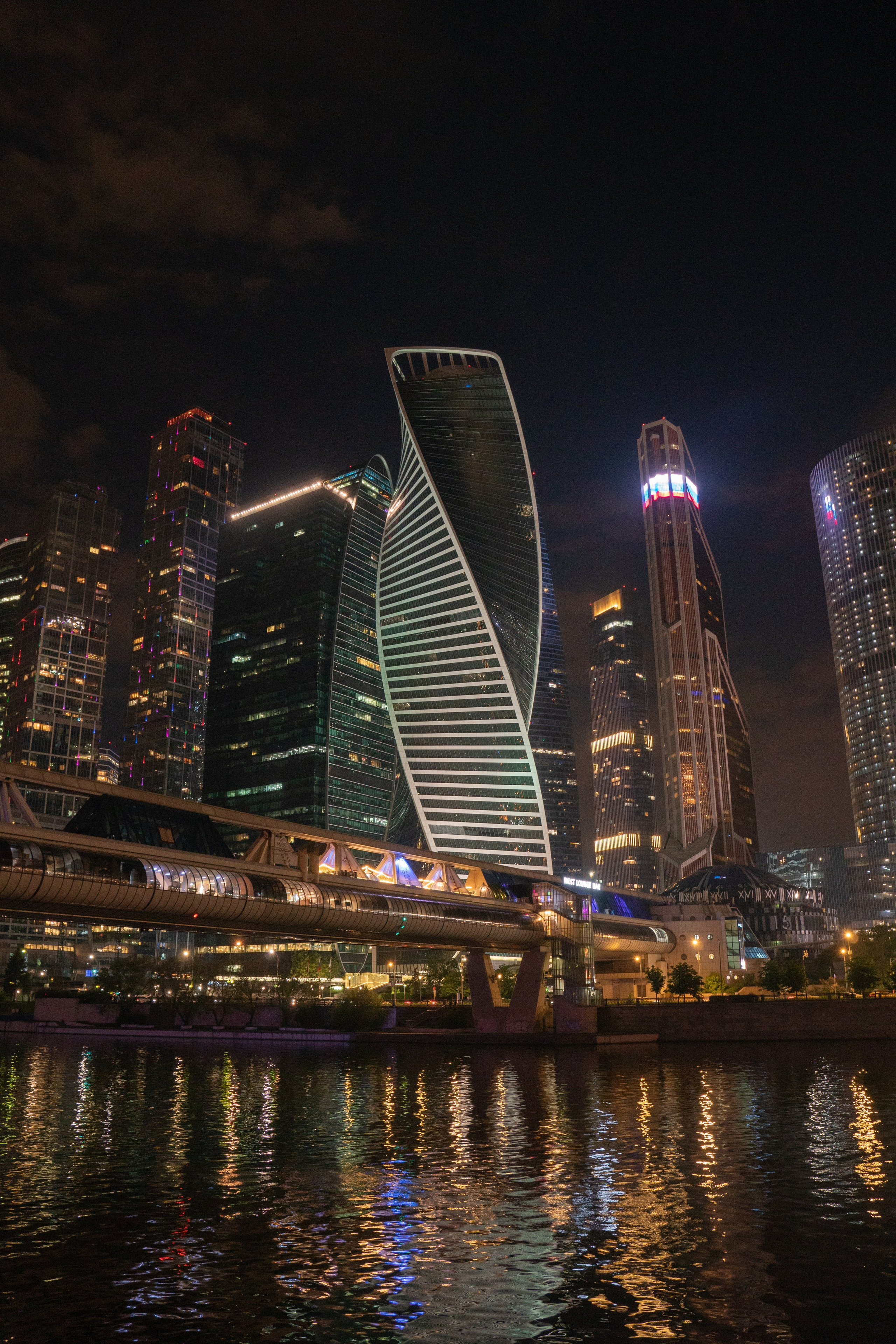 Москва Сити Столица Небоскрёбы Городская фотография gusarov2906