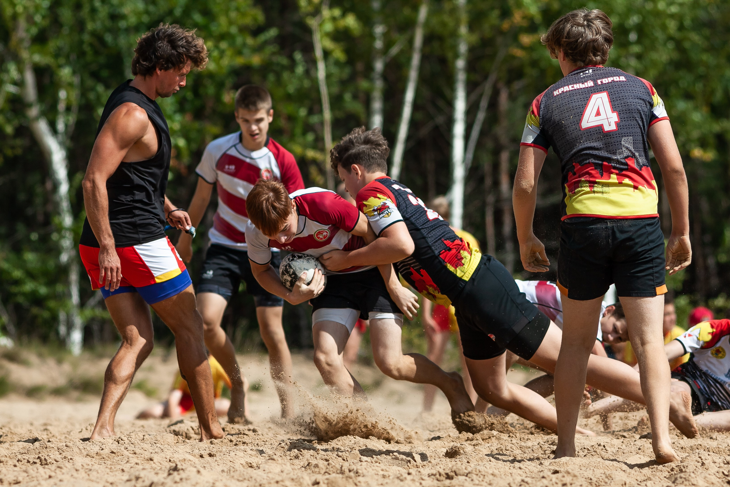 «Кубок «Молота» по пляжному Регби. Фотография
