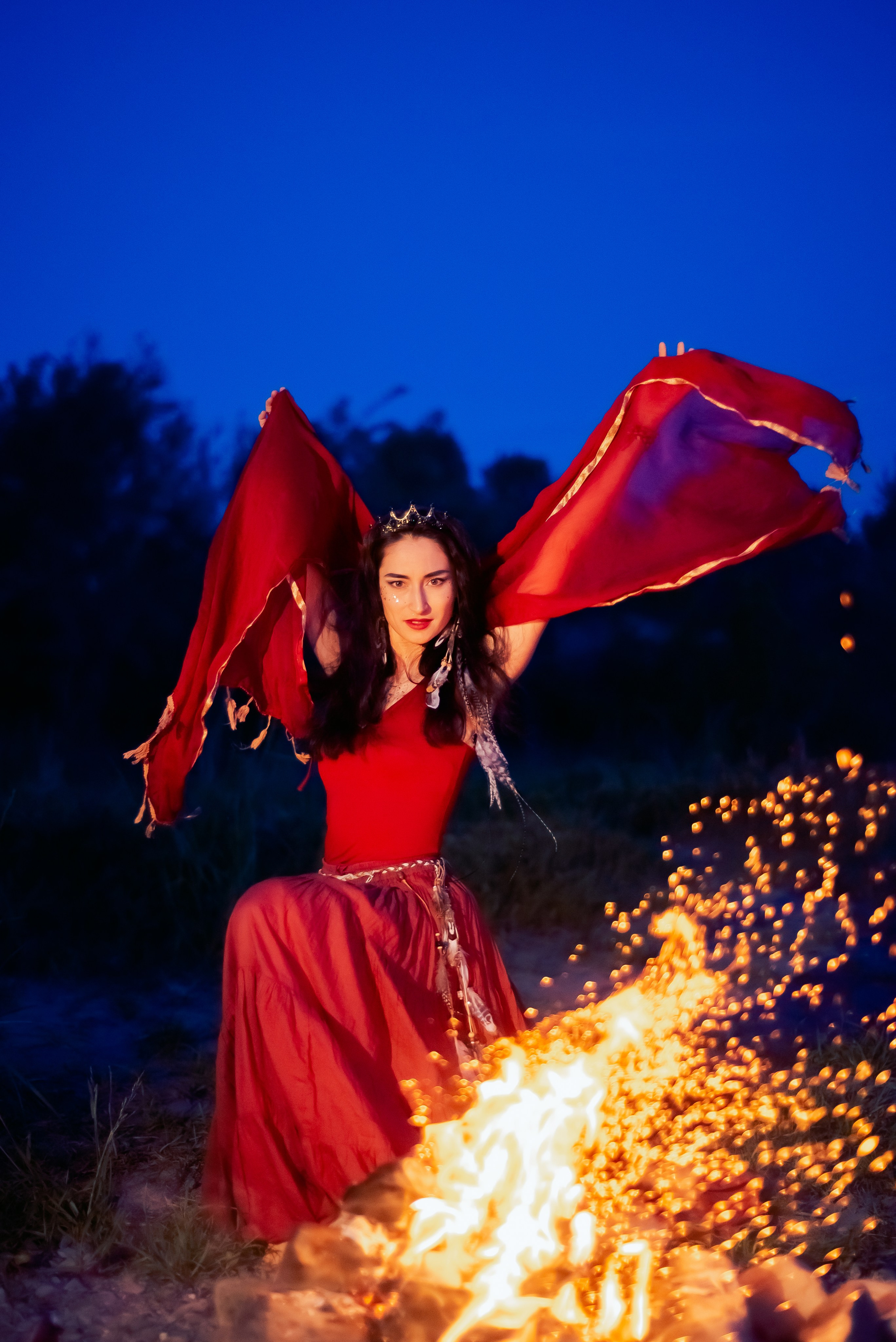 У костра. Семейный и женский фотограф Лоо Краснодар Сочи Энем Татьяна Трибурт