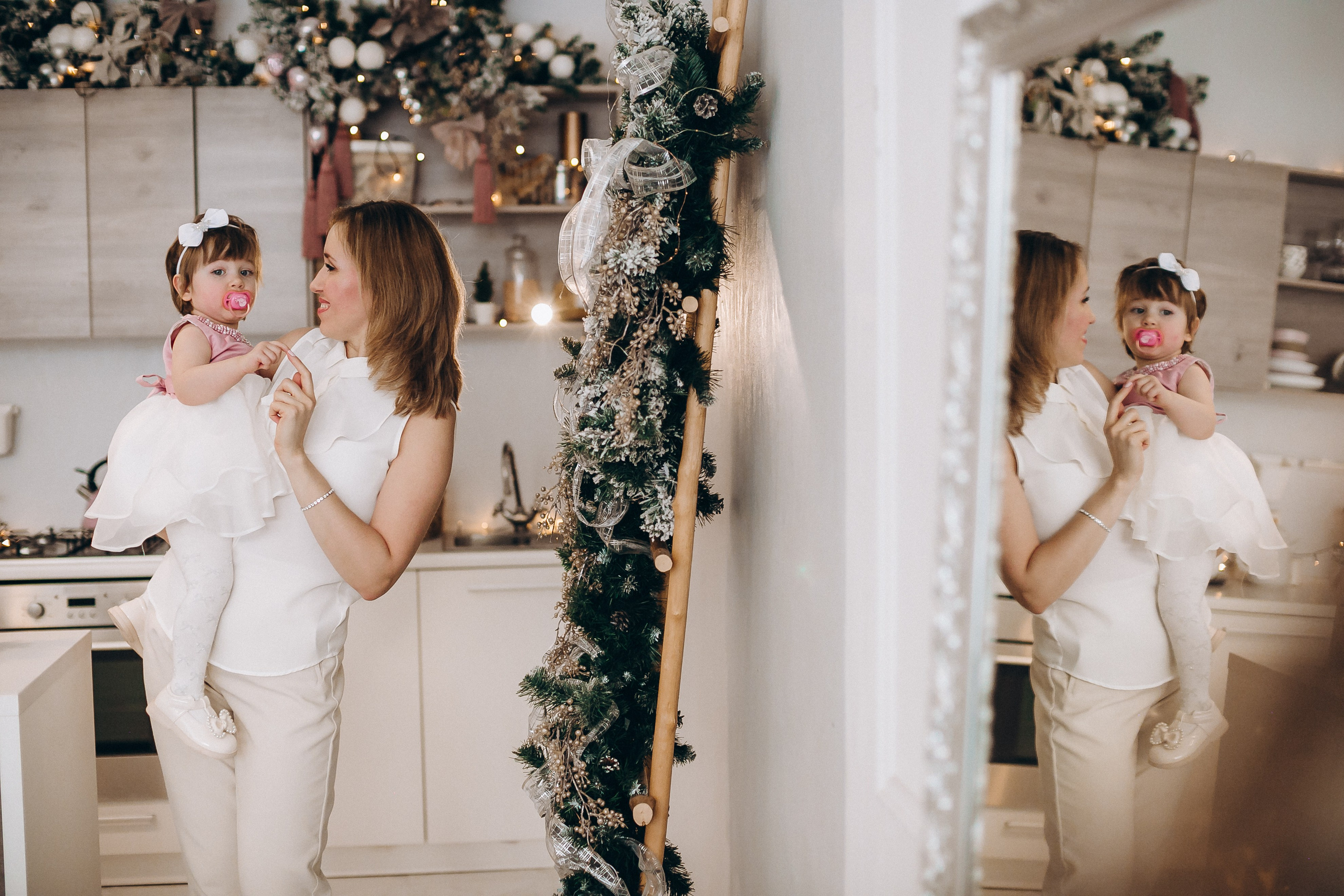 Новогодняя фотосессия в студии. Семейный, детский и школьный фотограф в Москве Рудницкая Анна