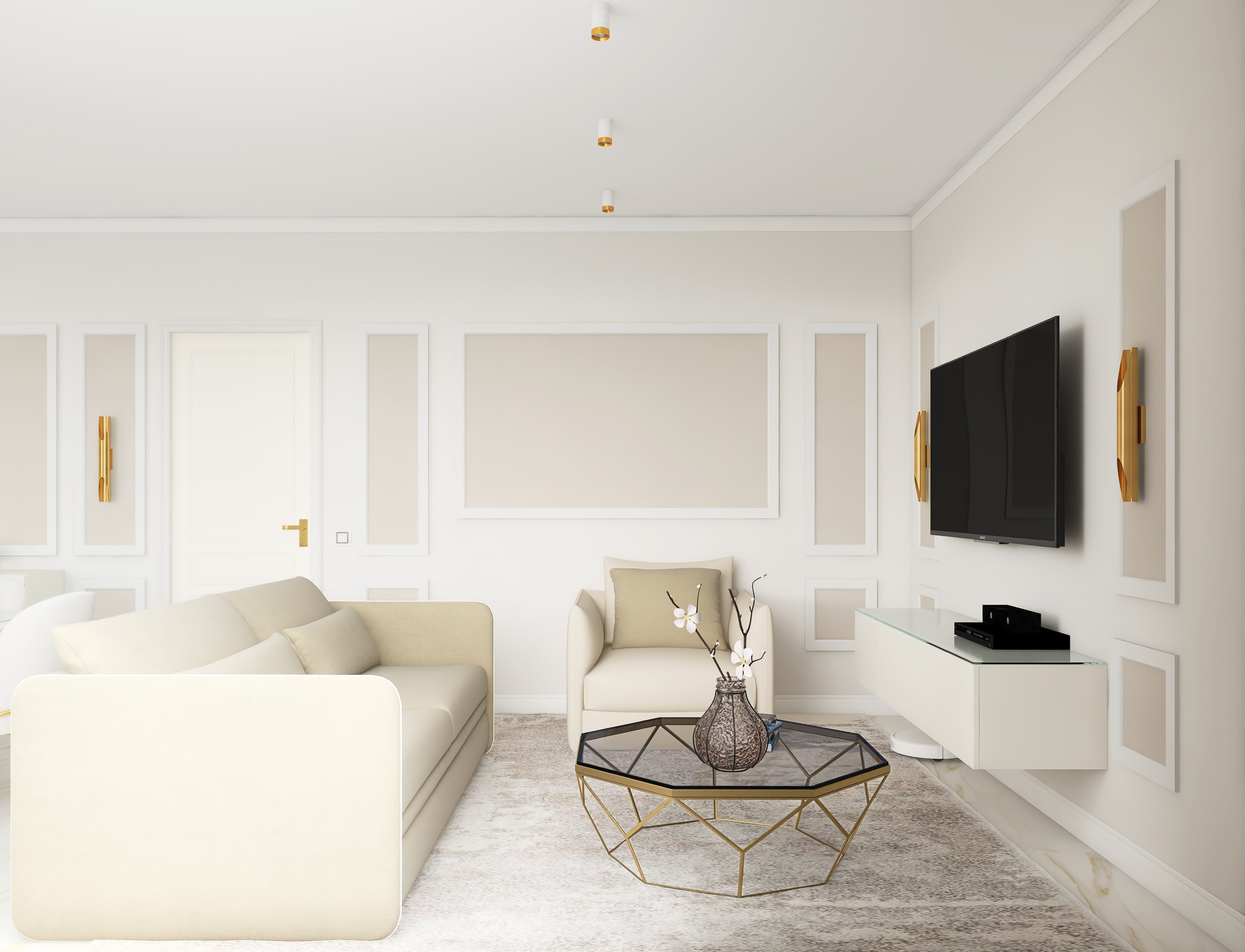 Современный классический интерьер. Главная