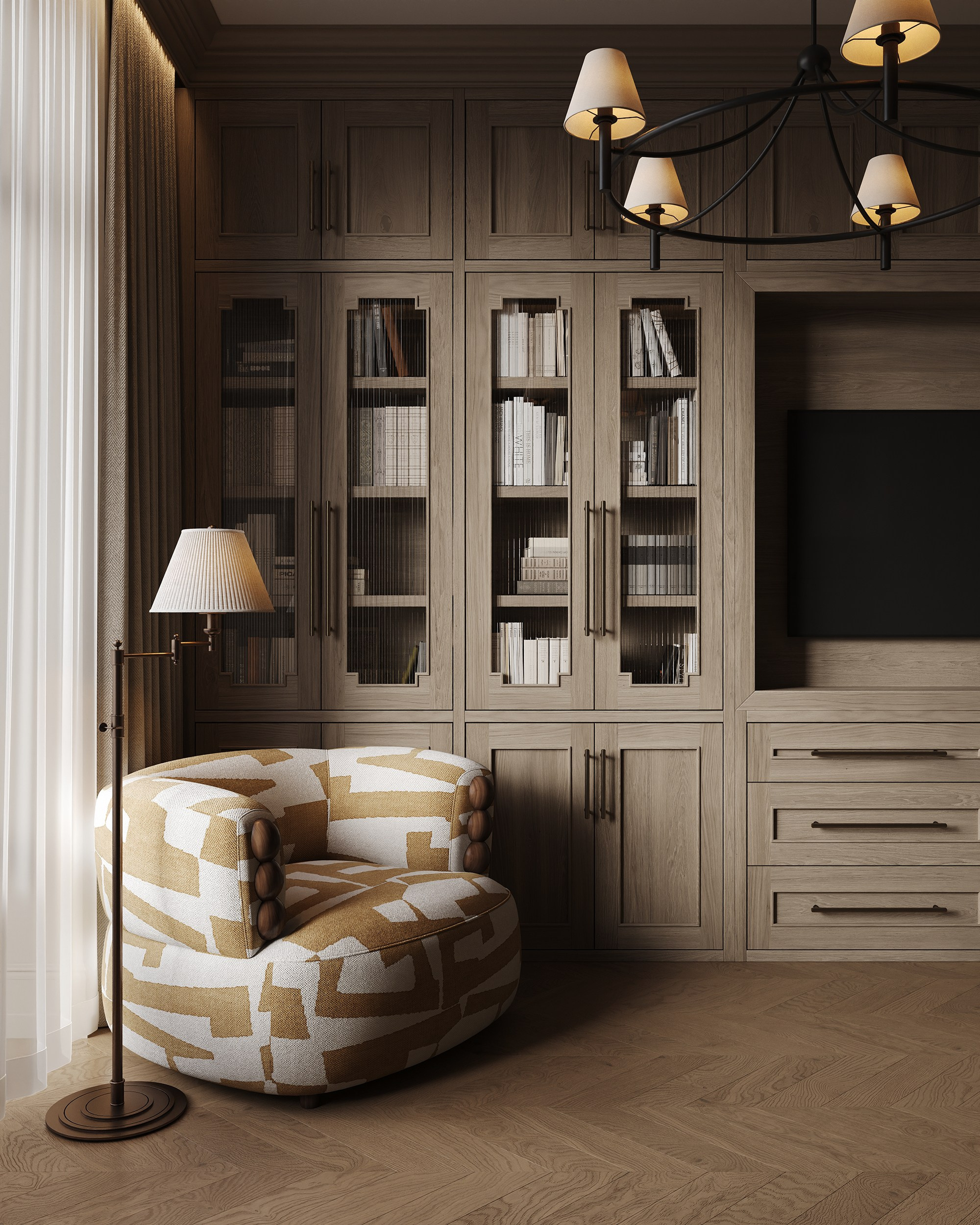 Кабинет «Минина». 3D визуализация интерьера Надежда Соколова