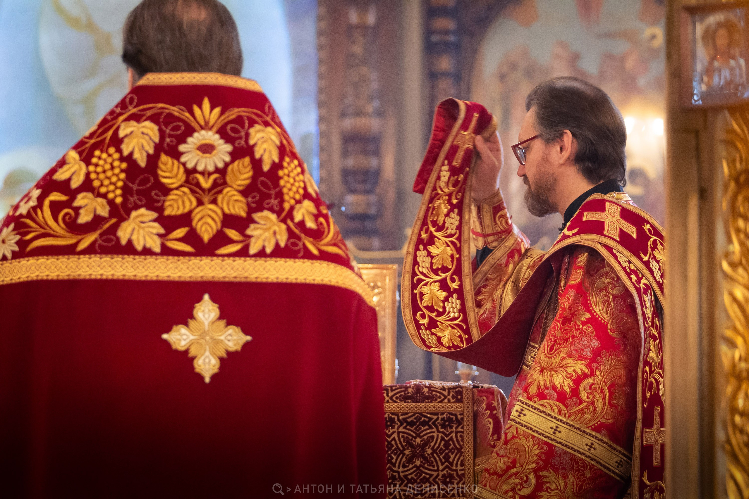 Храм Преображения Господня в Богородском. Антипасха. Антон и Татьяна Денисенко — В храме