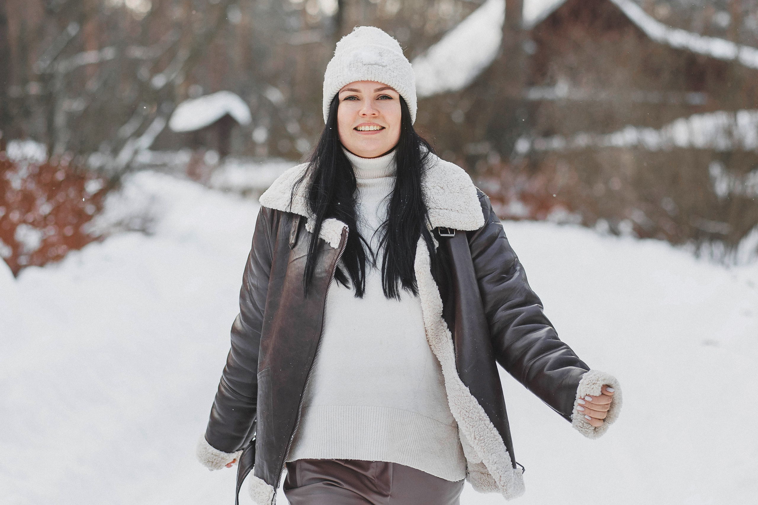 Фотосессия в зимнем лесу. Фотограф в Москве и Люберцах Анна Ушакова
