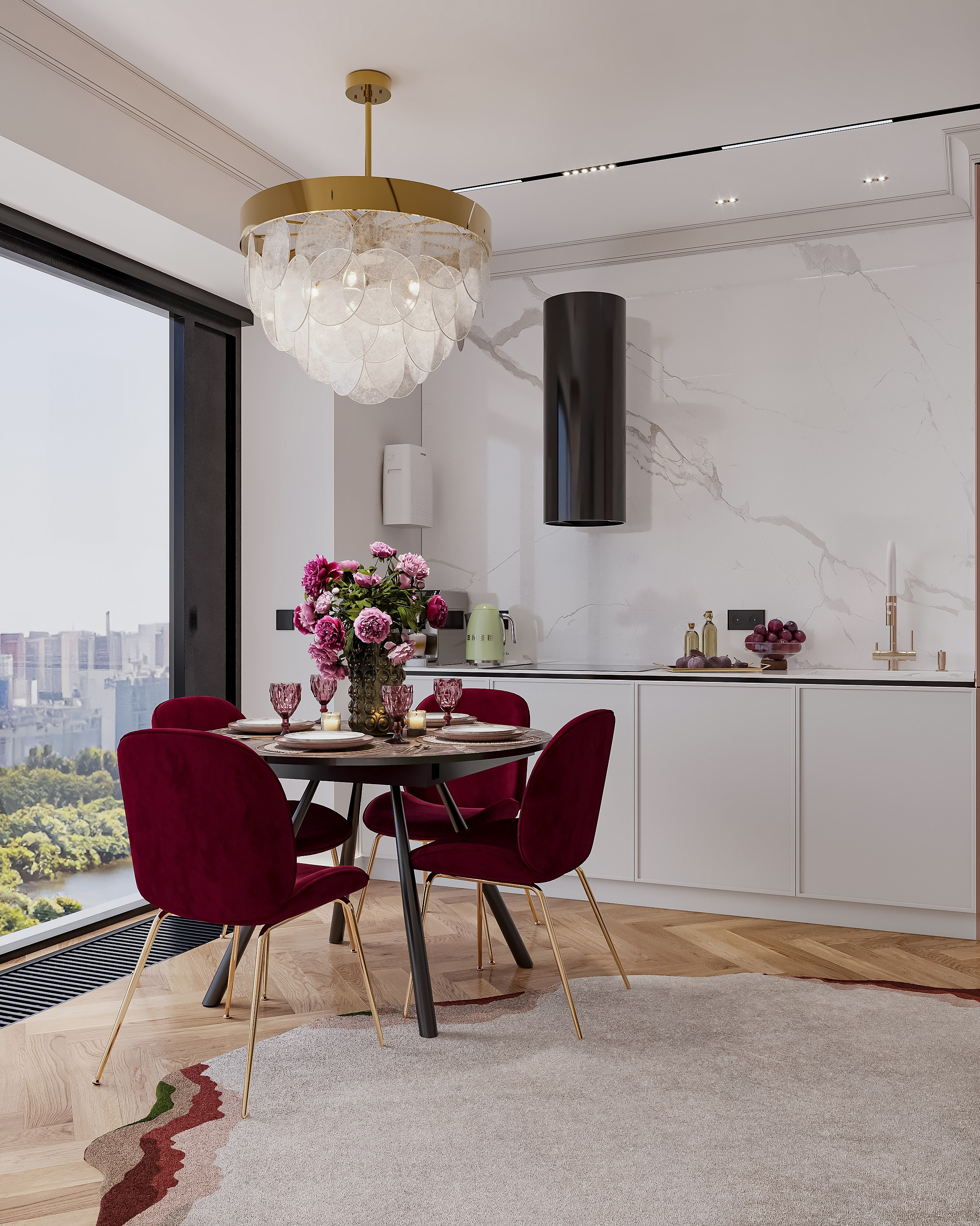 Квартира 60 м². 3Д-Визуализация Наталья Макогонова