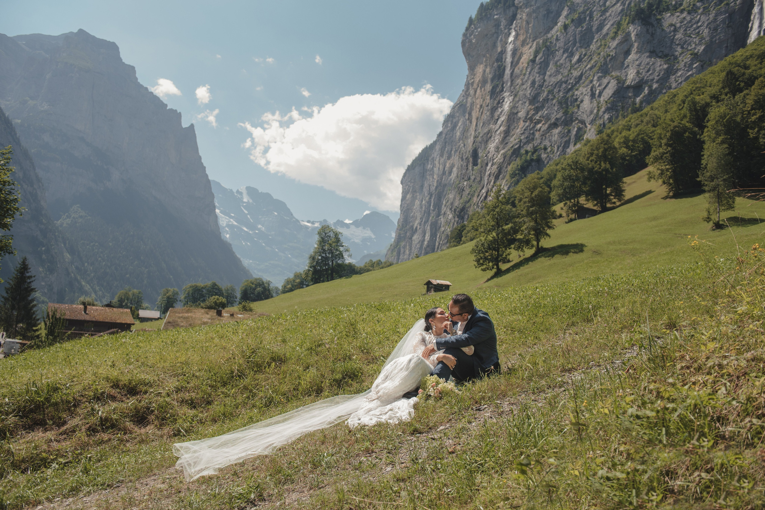 Berta & Orlando (Lauterbrunnen, Switzerland). Photographer in Interlaken area