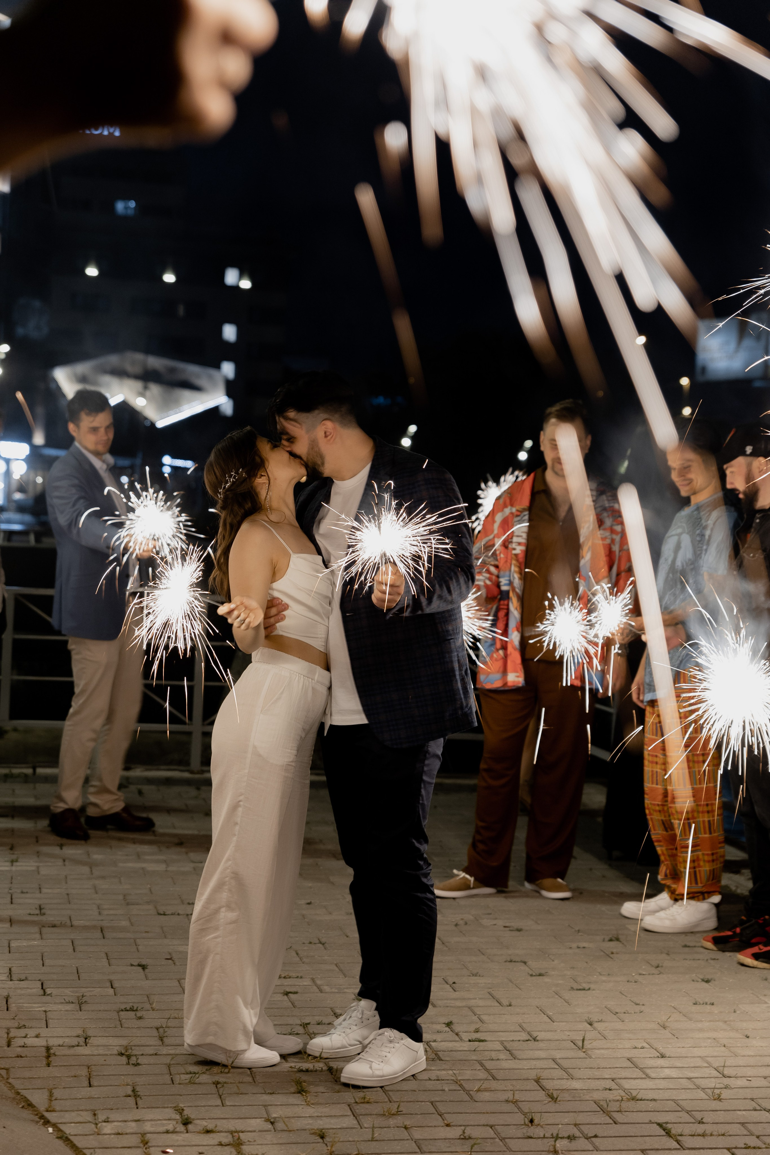 Бенгальские огни. Свадебный фотограф Калининград
