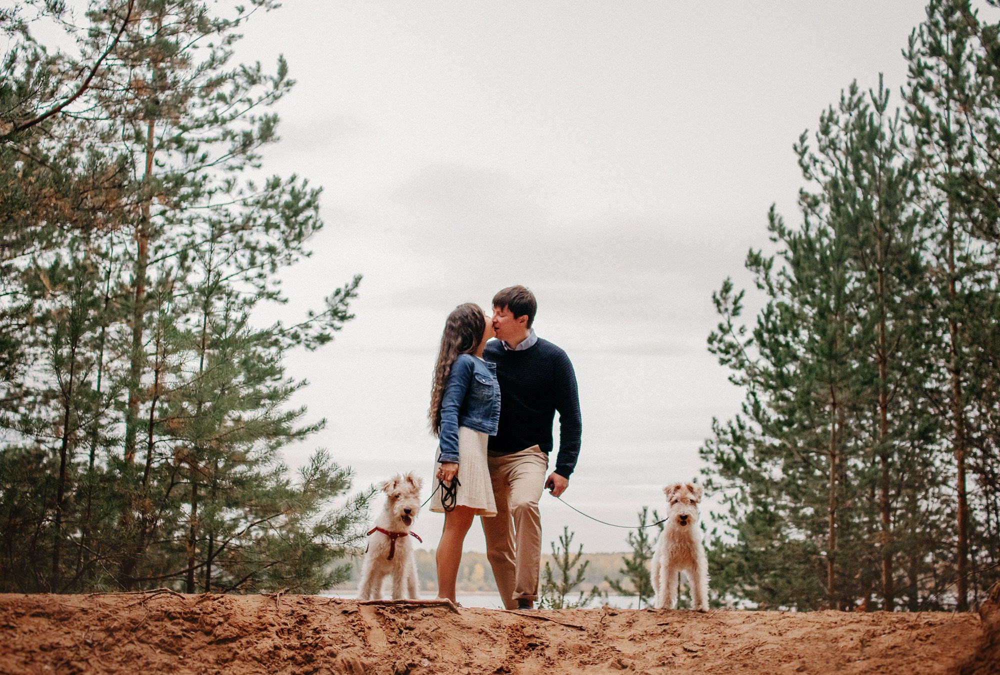 Наталья, Илья и фоксы. Фотограф Наталья Потапова
